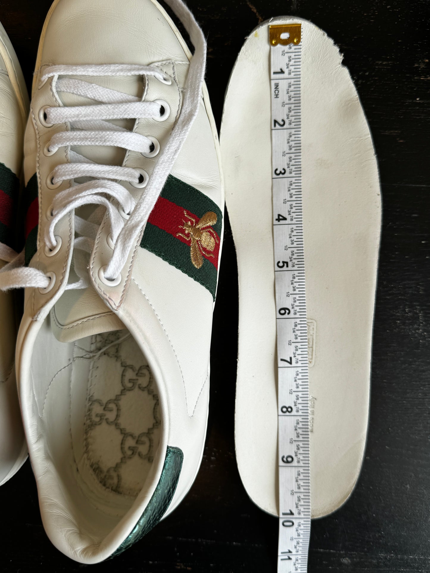 Gucci Ace Bees Sneakers Size 37.5EU