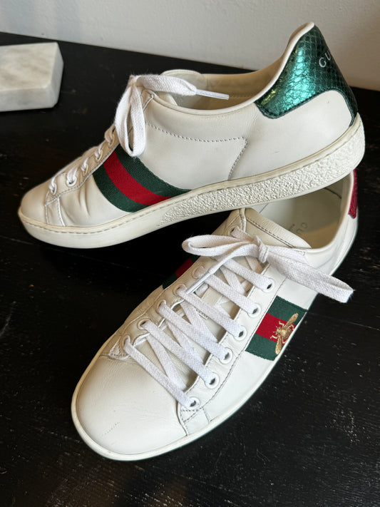 Gucci Ace Bees Sneakers Size 37.5EU