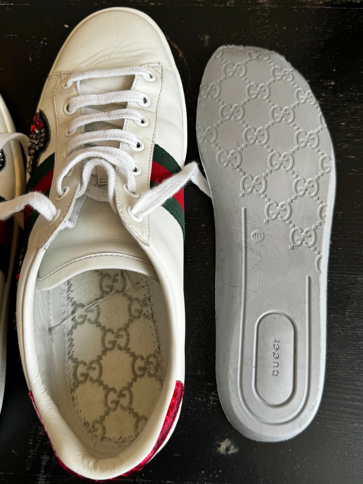 Gucci Ace Arrows Sneakers Size 39.5EU