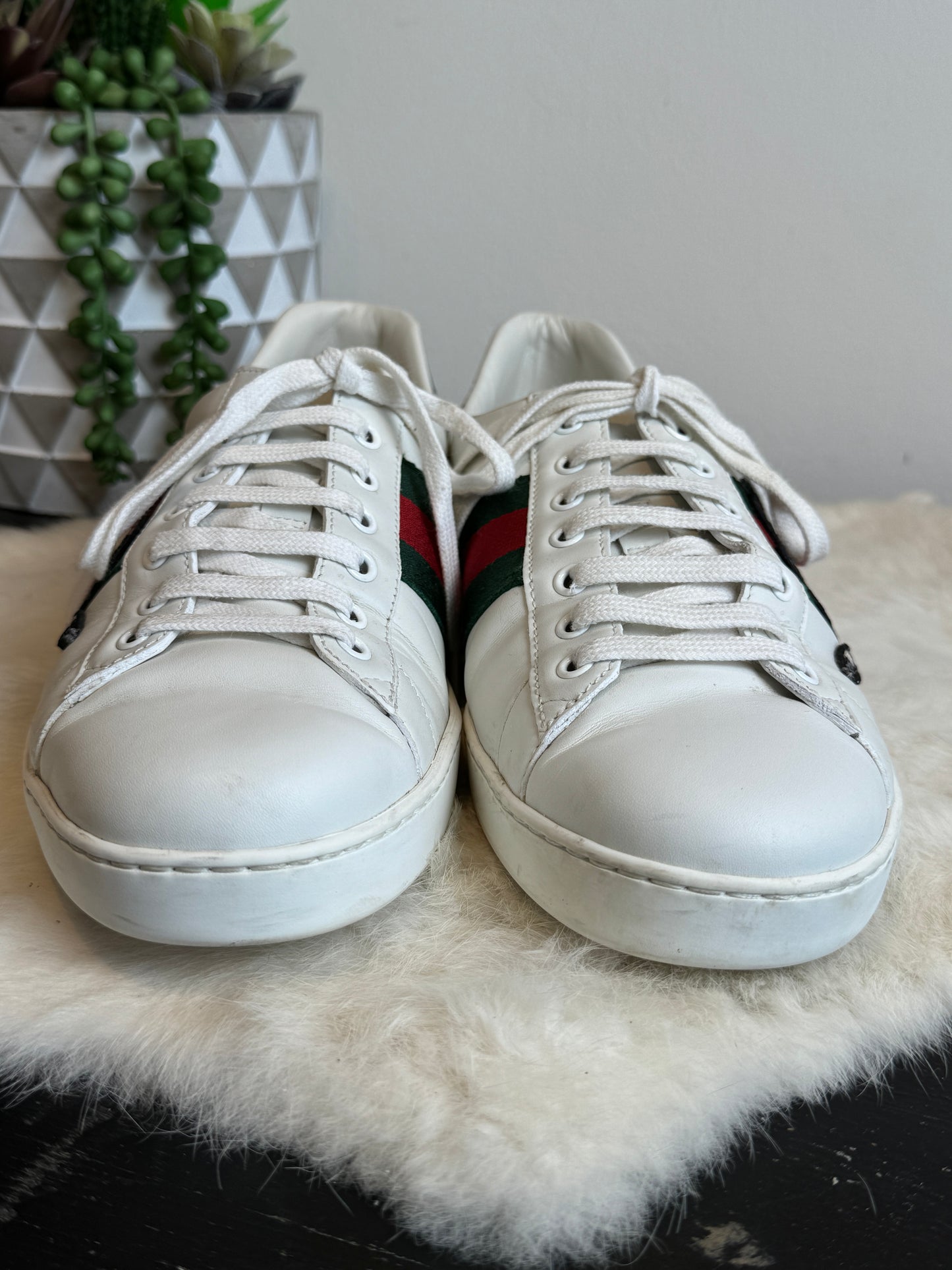 GUCCI Ace King Snake Sneakers Mens 9.5EU (Women's 42.5EU)