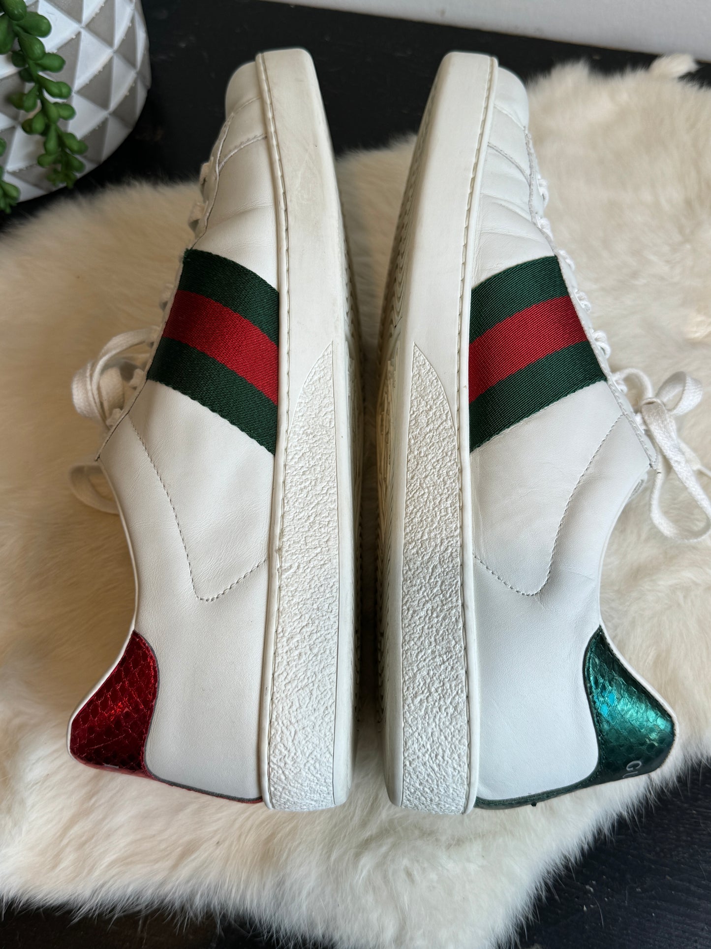 GUCCI Ace King Snake Sneakers Mens 9.5EU (Women's 42.5EU)