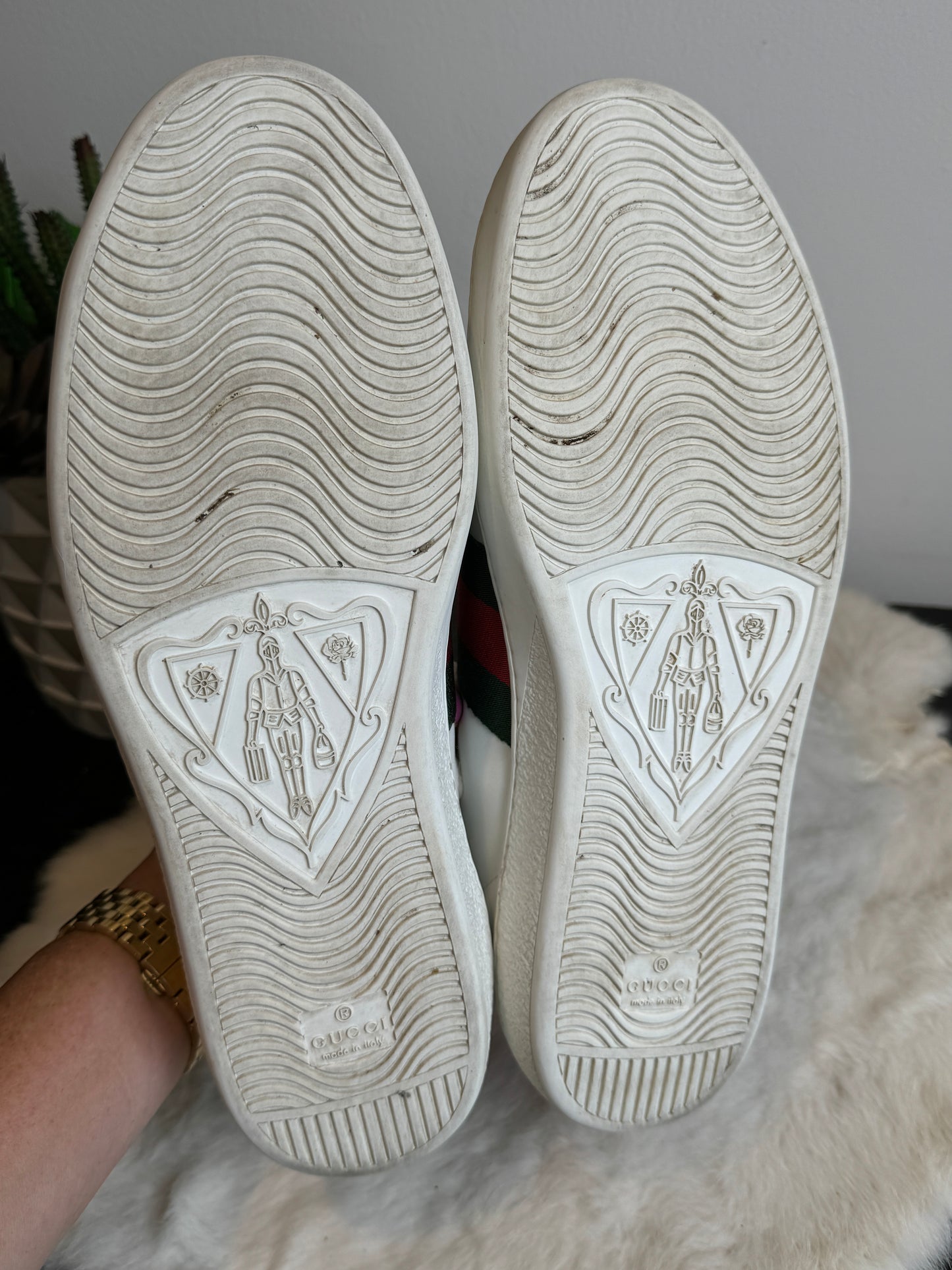 GUCCI Ace King Snake Sneakers Mens 9.5EU (Women's 42.5EU)