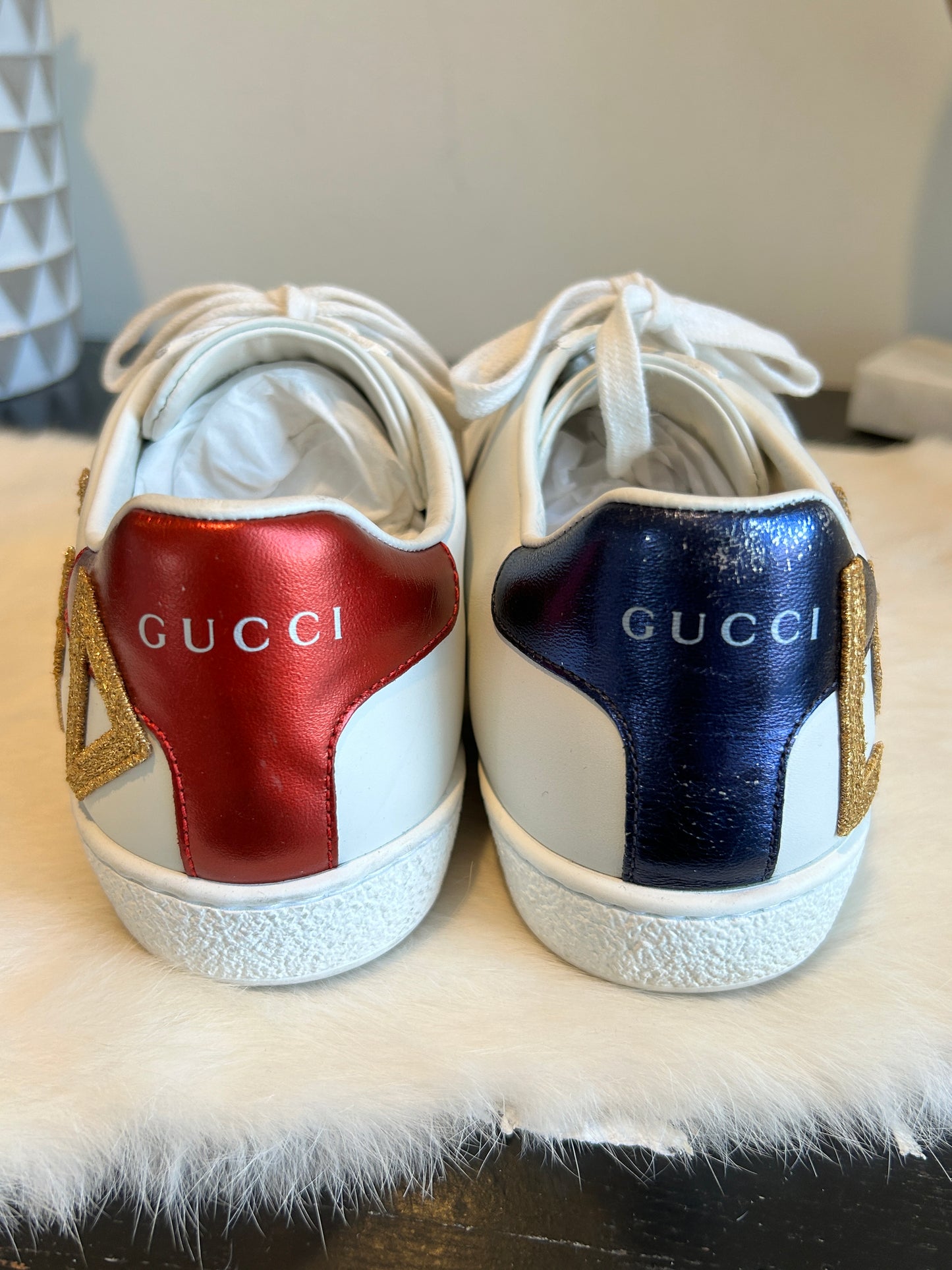 GUCCI Ace LOVED Sneakers Womens 36.5/37EU