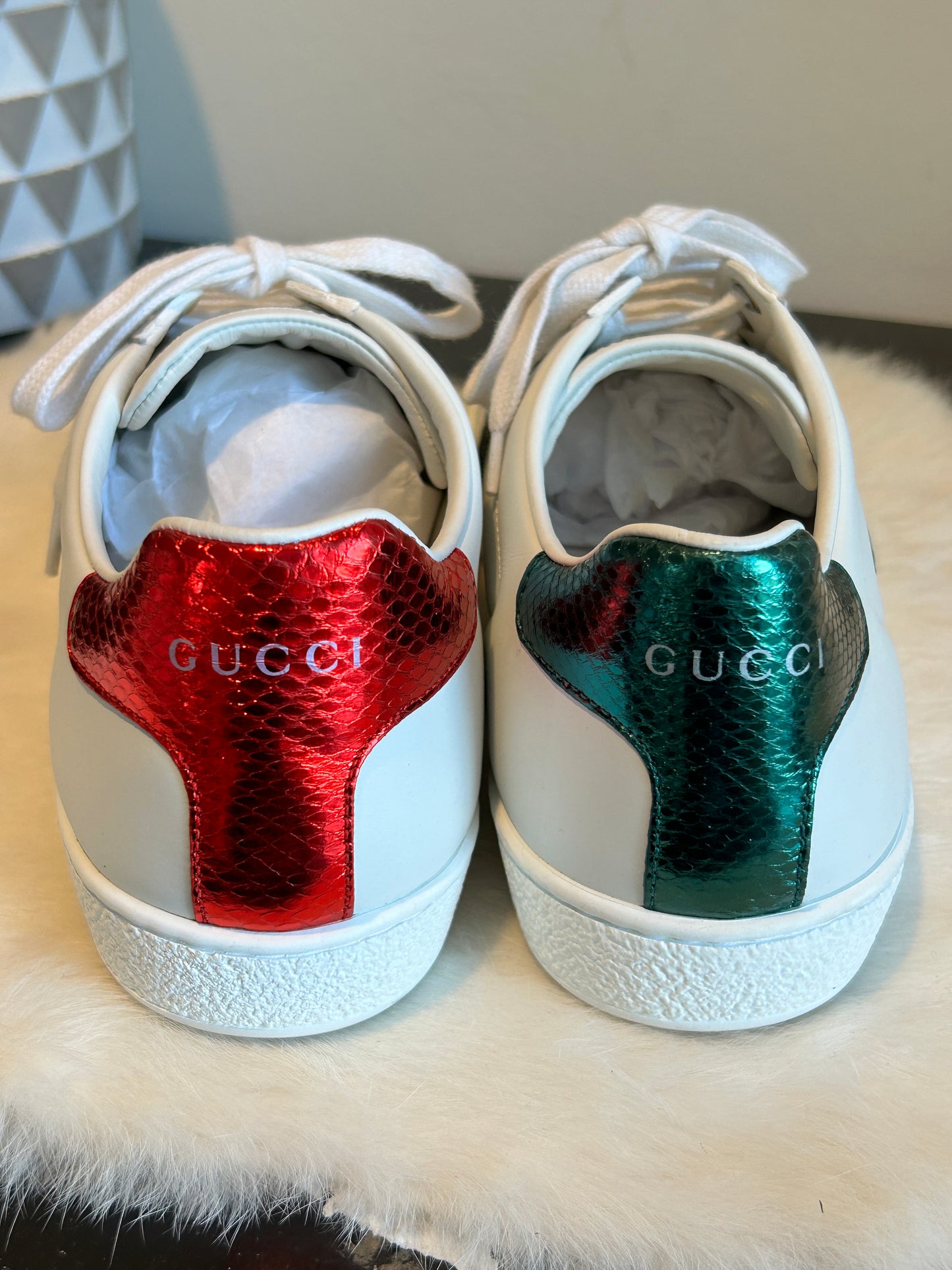 GUCCI Ace Bees Sneakers Womens 39.5/40EU