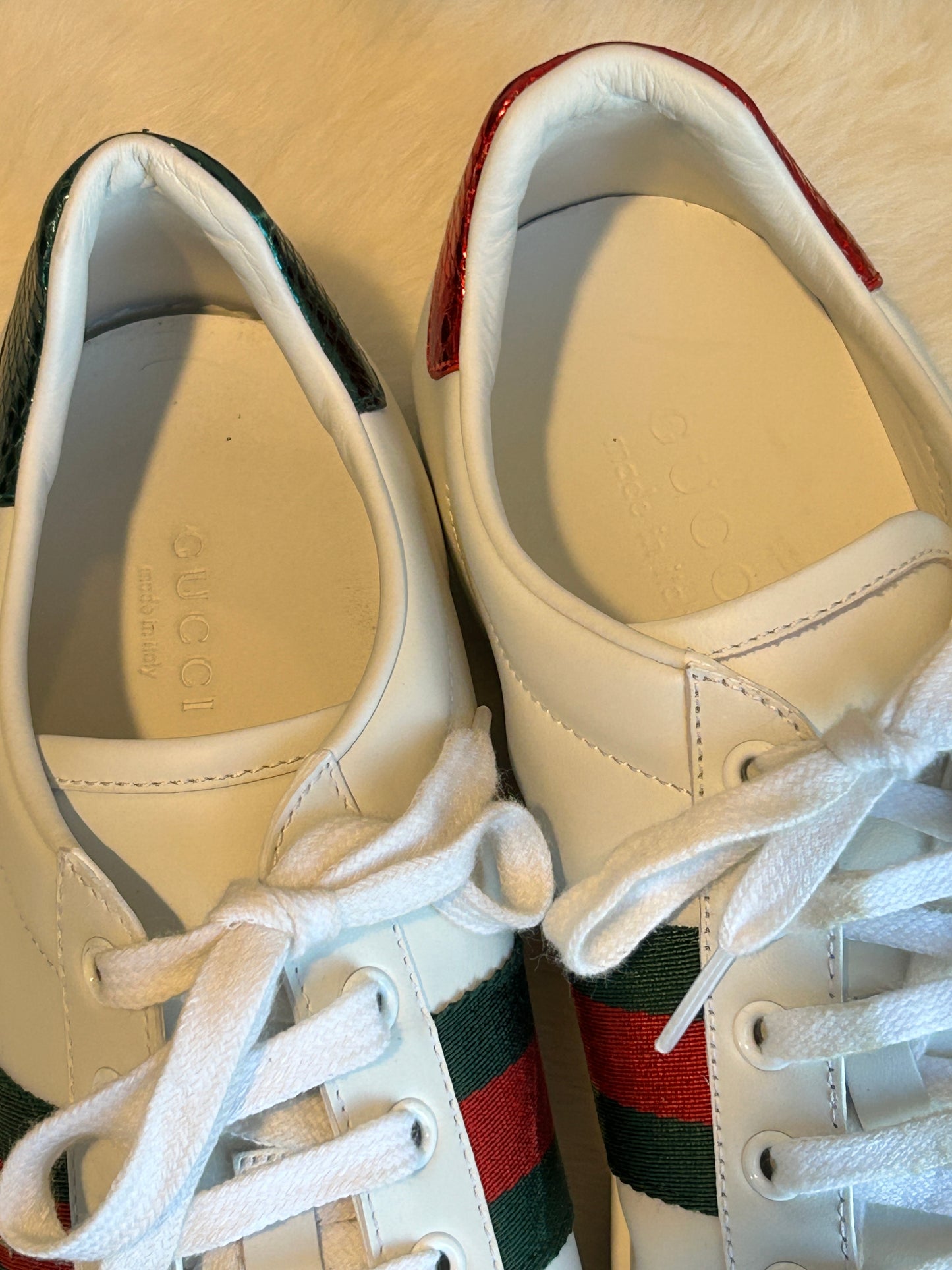 GUCCI Ace Bees Sneakers Womens 39.5/40EU