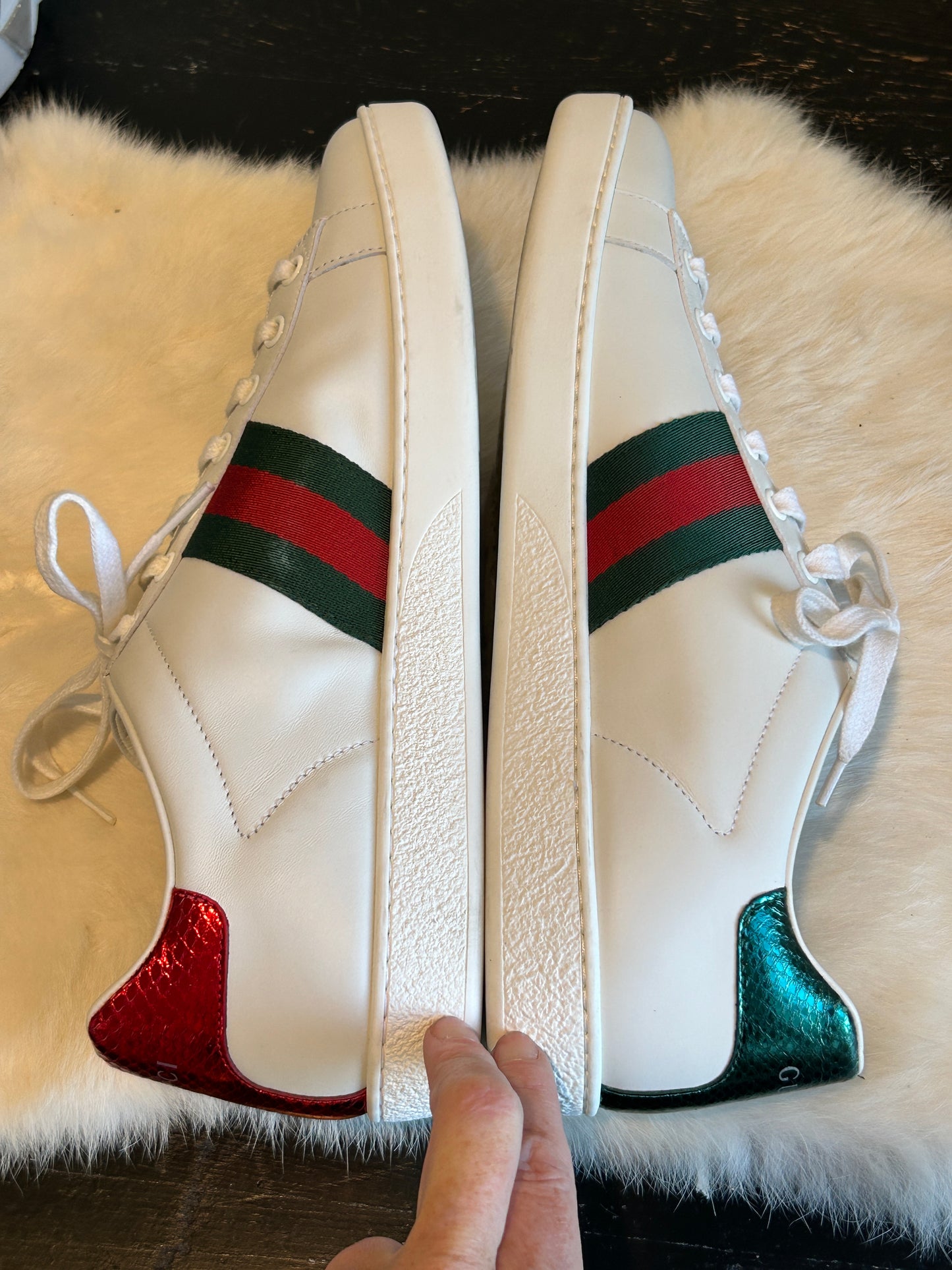 GUCCI Ace Bees Sneakers Womens 39.5/40EU