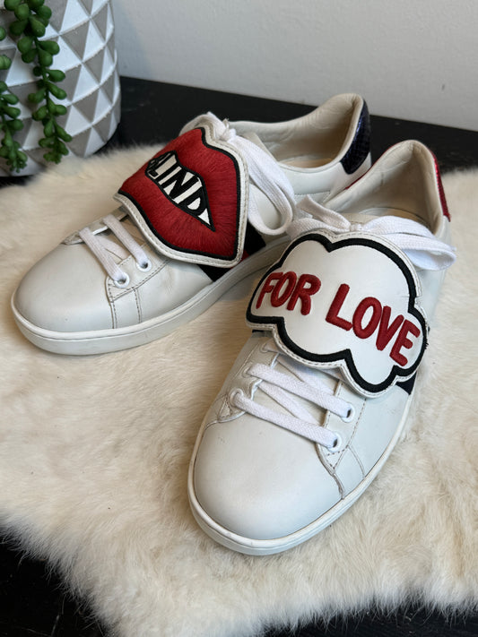 Gucci Ace BLIND FOR LOVE Sneakers 37EU