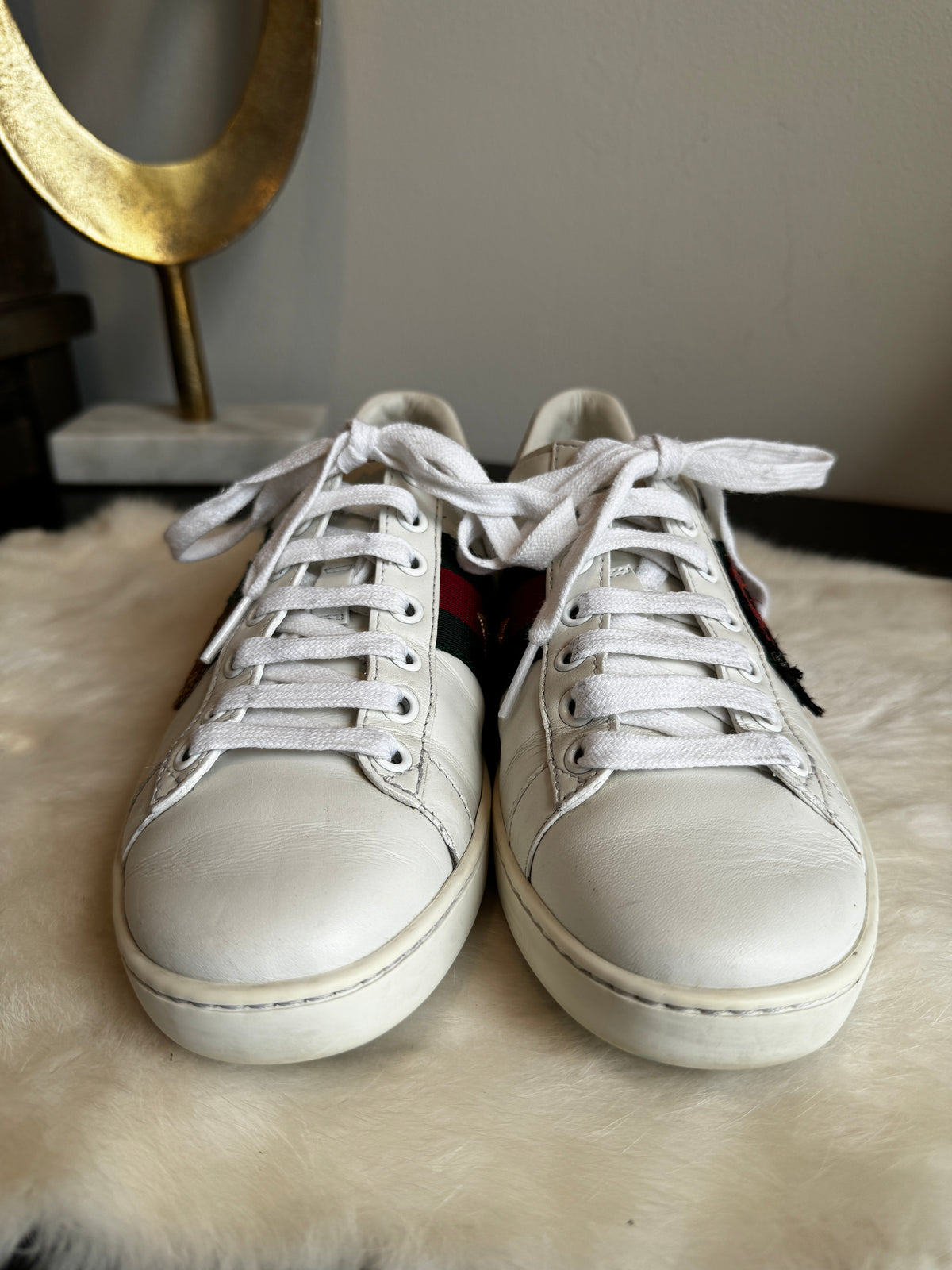 GUCCI Ace Pineapple Ladybug Women's Size 35EU