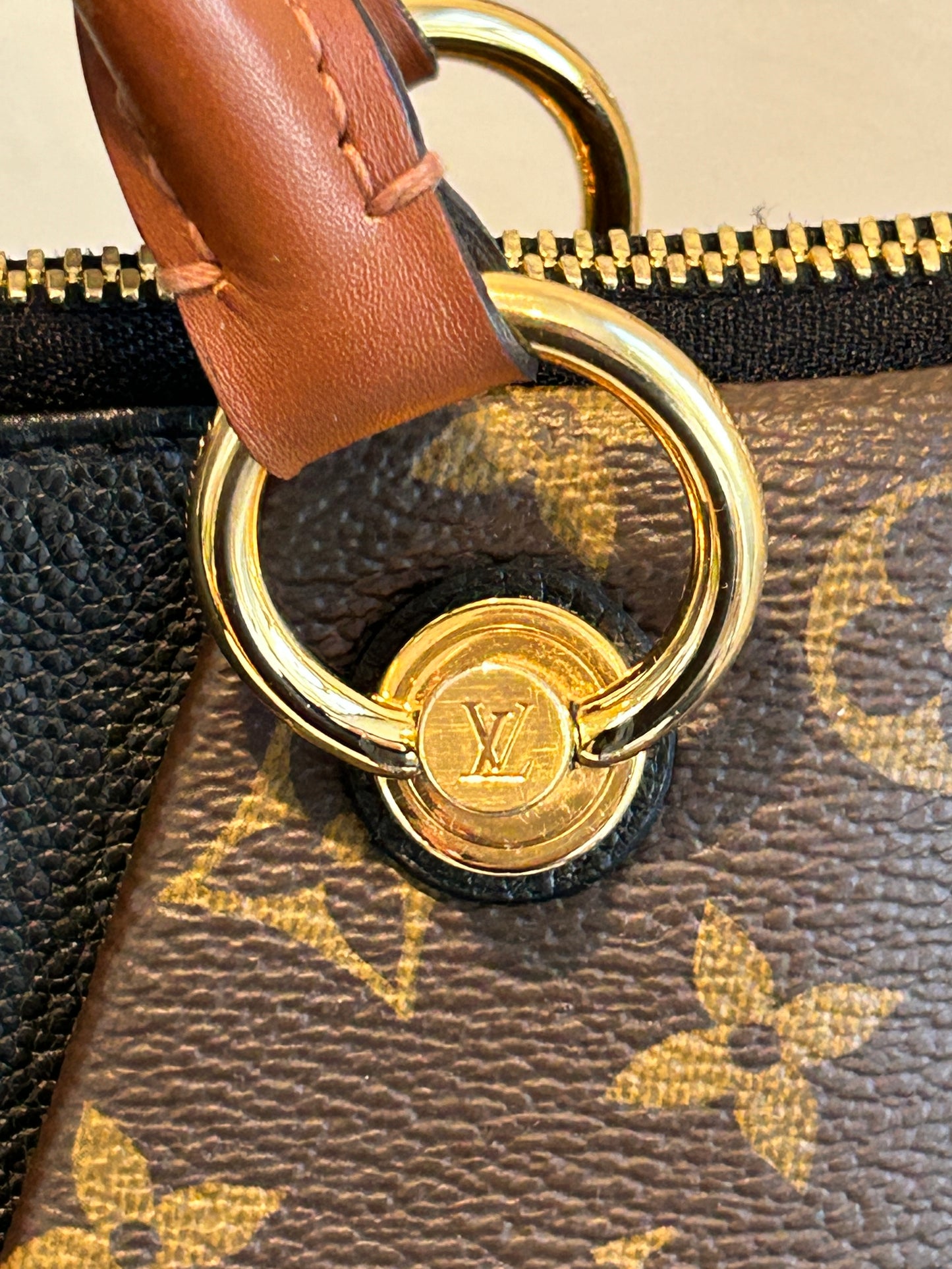 Louis Vuitton Monogram V-Tote MM Black