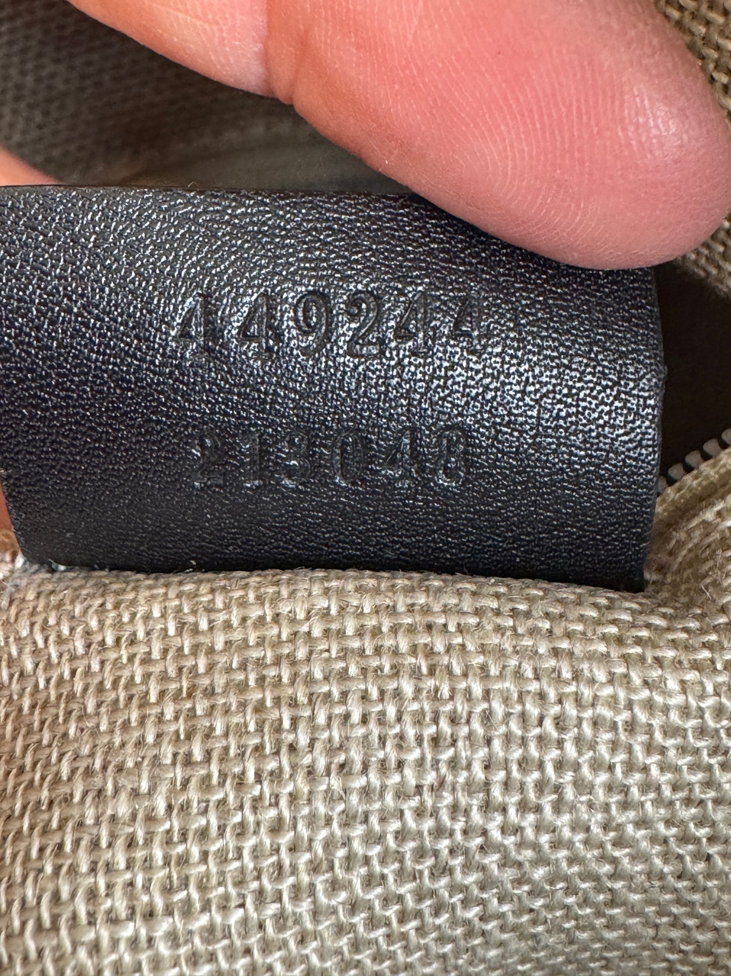 GUCCI Bree Micro-Guccissima Signature Black Large Hobo