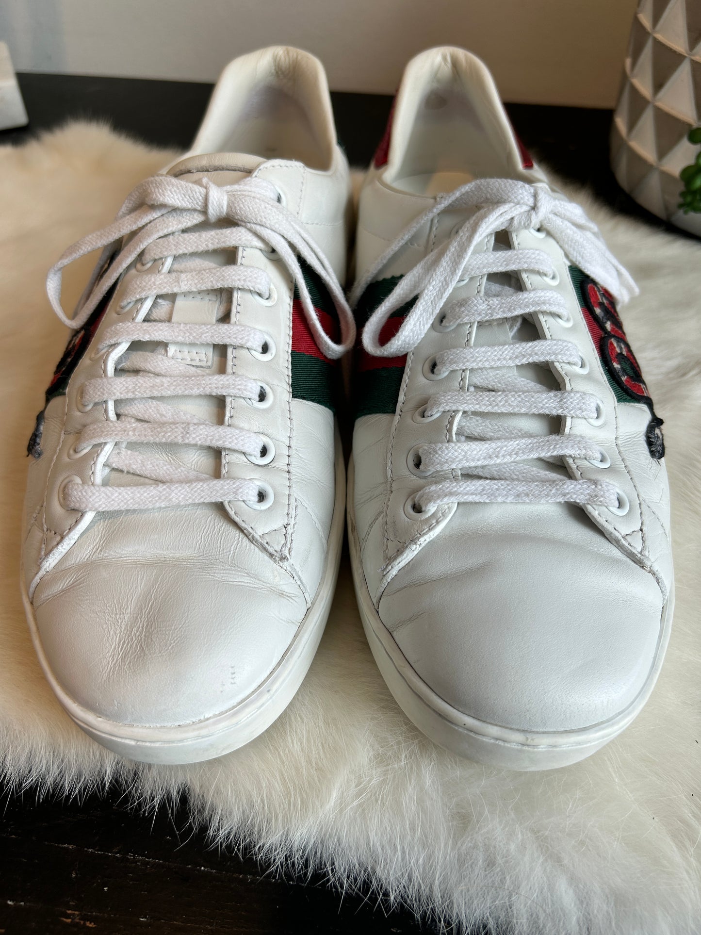 GUCCI Ace Kingsnake Sneakers Mens 6.5EU (Women's 39.5EU)