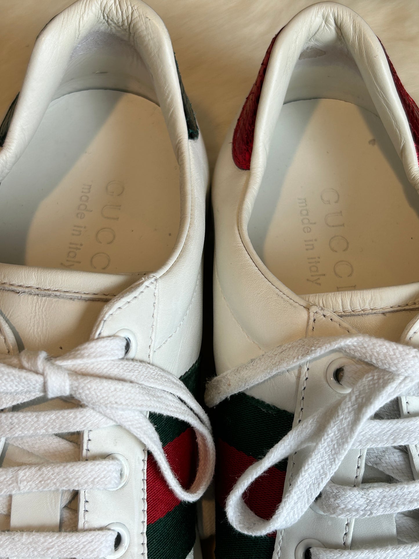 GUCCI Ace Kingsnake Sneakers Mens 6.5EU (Women's 39.5EU)