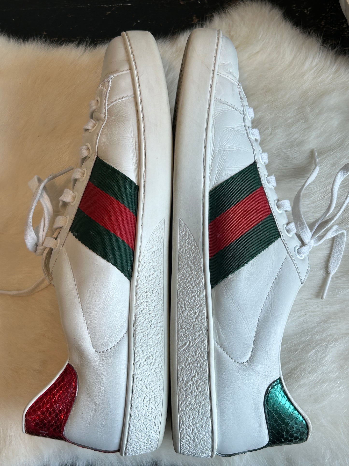 GUCCI Ace Kingsnake Sneakers Mens 6.5EU (Women's 39.5EU)