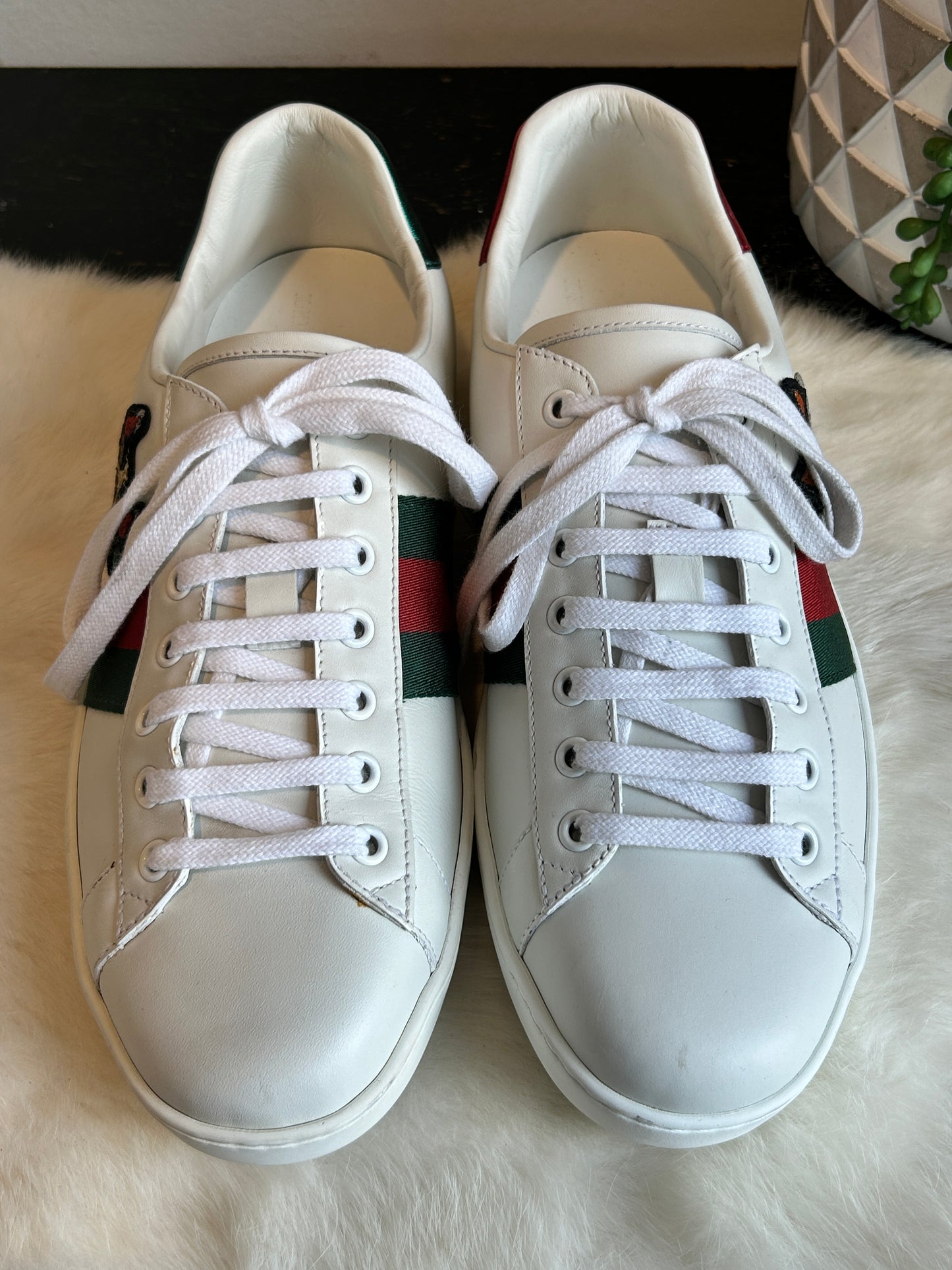 GUCCI Ace Limited Edition Bulldogs Sneakers Mens 7EU/7.5EU (40EU/40.5EU)