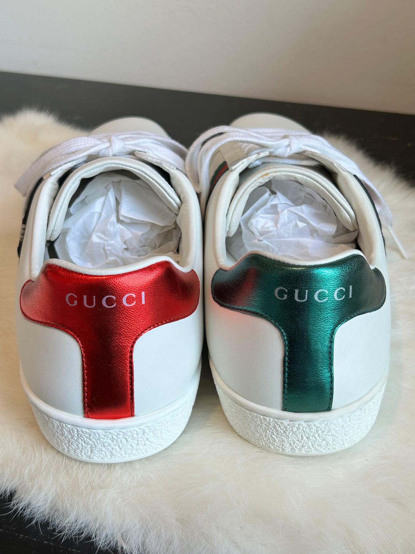 GUCCI Ace Limited Edition Bulldogs Sneakers Mens 7EU/7.5EU (40EU/40.5EU)