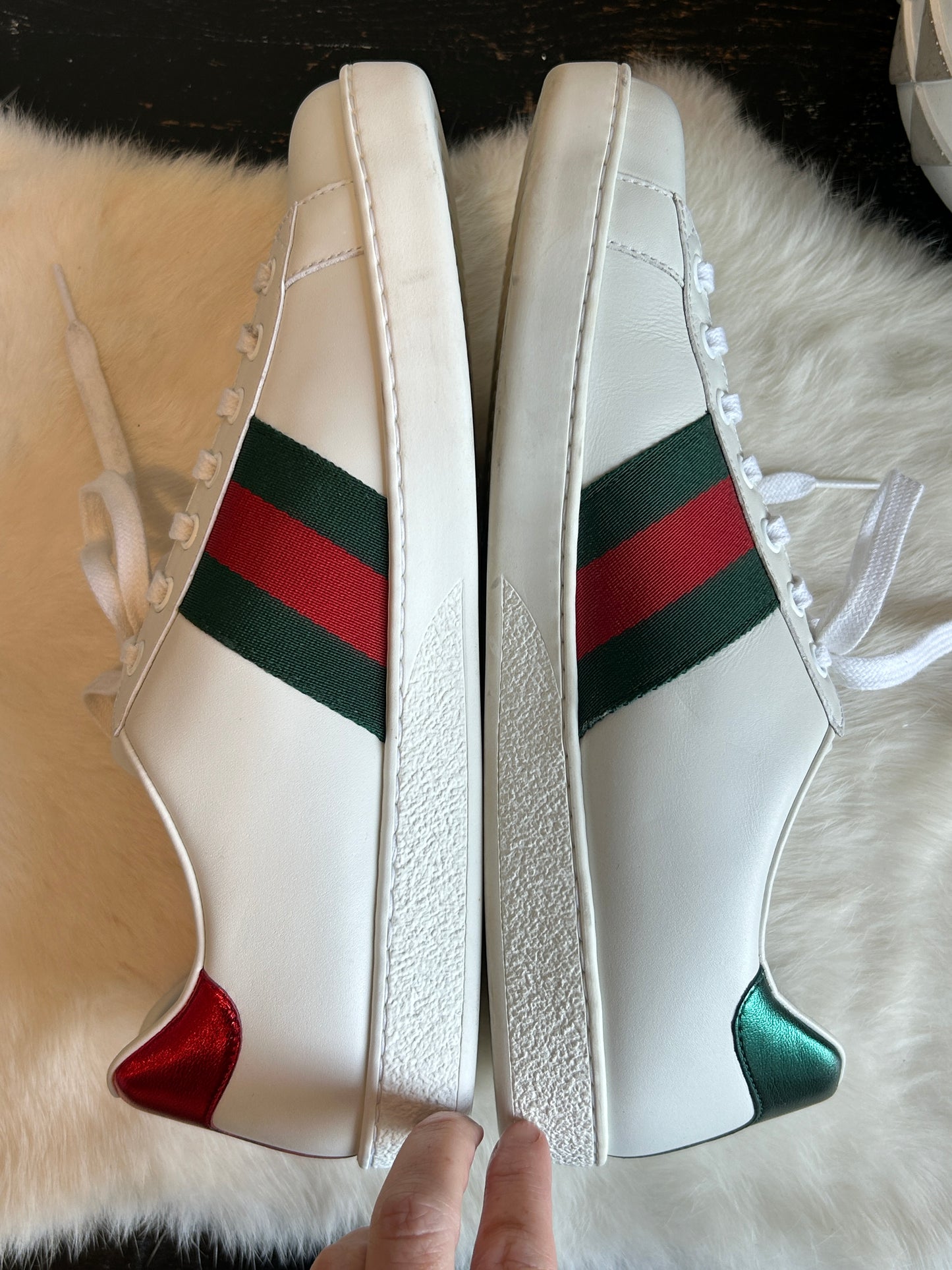 GUCCI Ace Limited Edition Bulldogs Sneakers Mens 7EU/7.5EU (40EU/40.5EU)