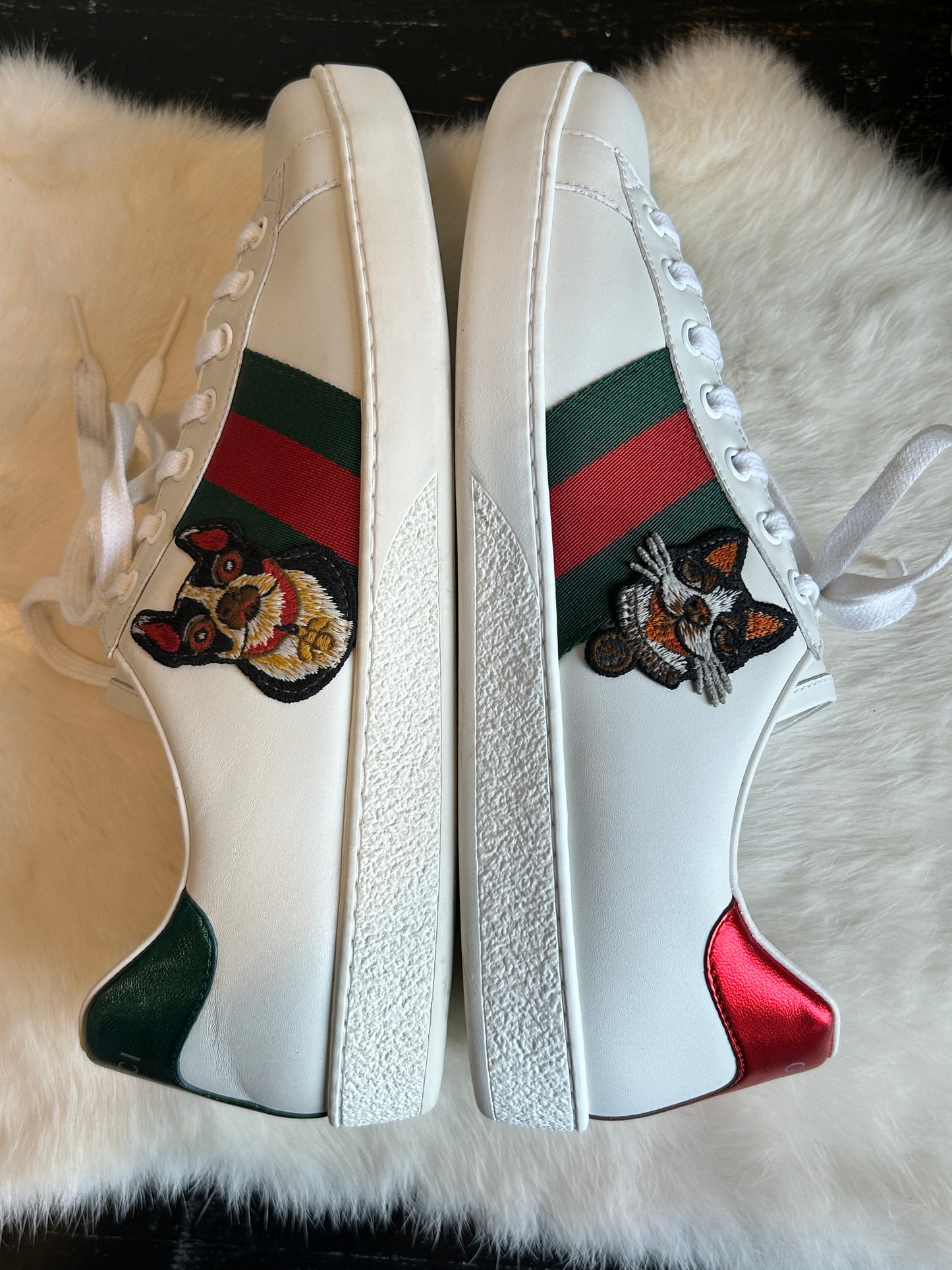 GUCCI Ace Limited Edition Bulldogs Sneakers Mens 7EU/7.5EU (40EU/40.5EU)