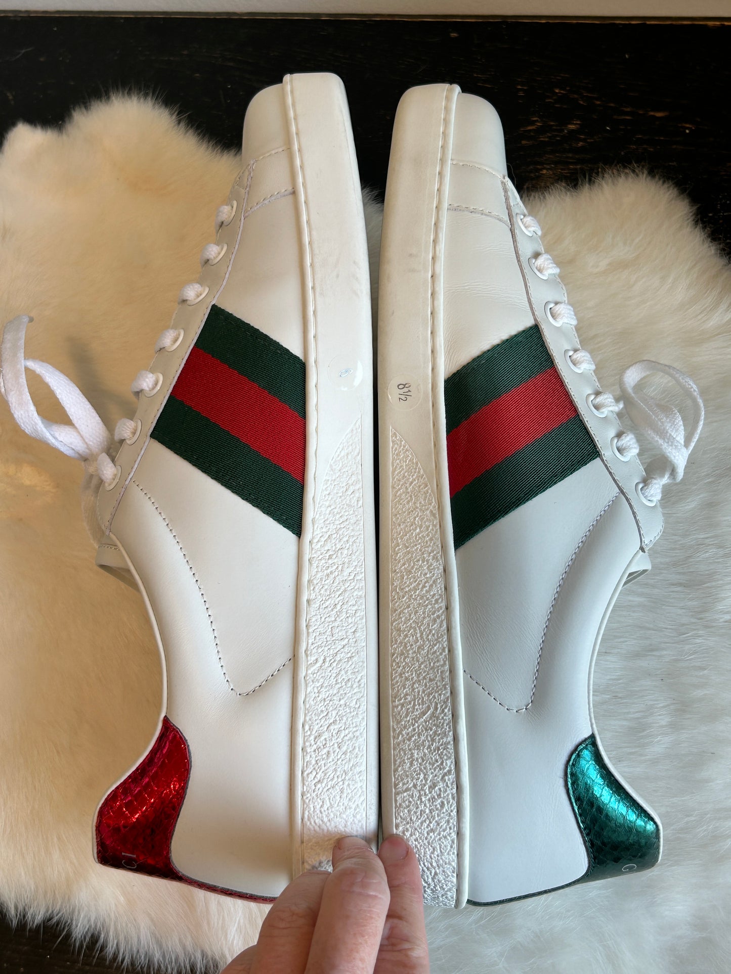 GUCCI Ace Tiger Sneakers Mens 8.5EU/9EU (41.5EU/42EU)