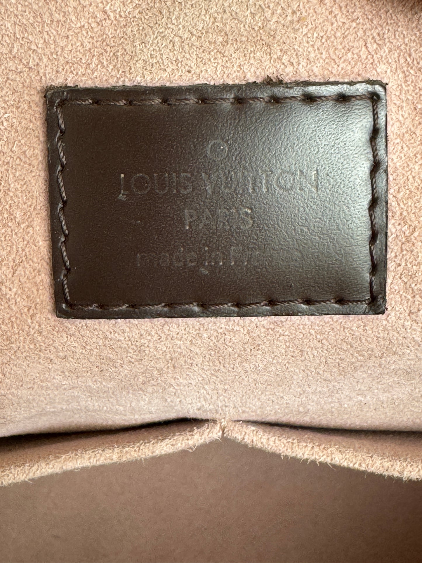 Louis Vuitton Cuir Taurillon Damier Ebene Normandy Magnolia