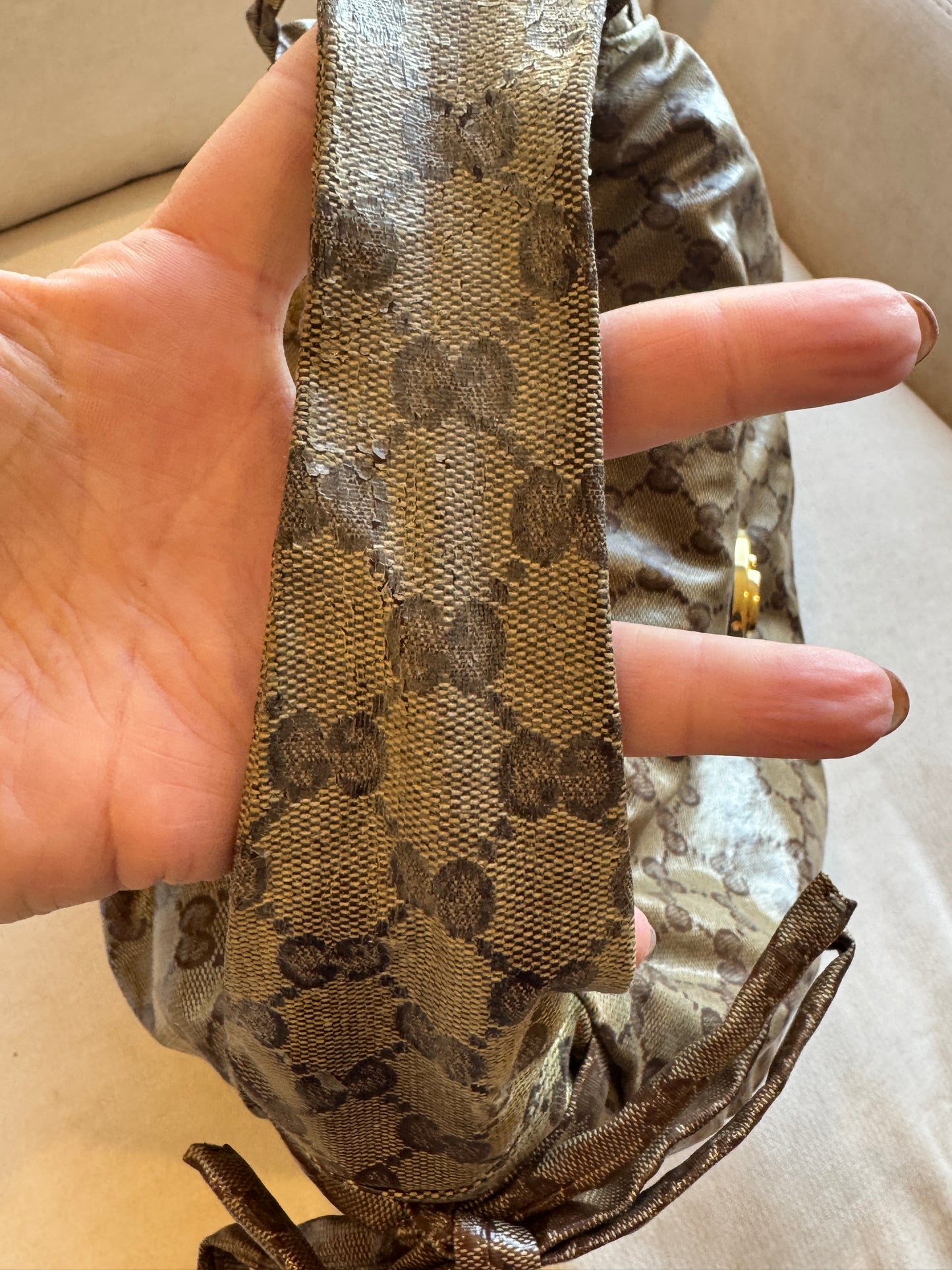 GUCCI GG Crystal Hsyteria Small Shoulder Bag