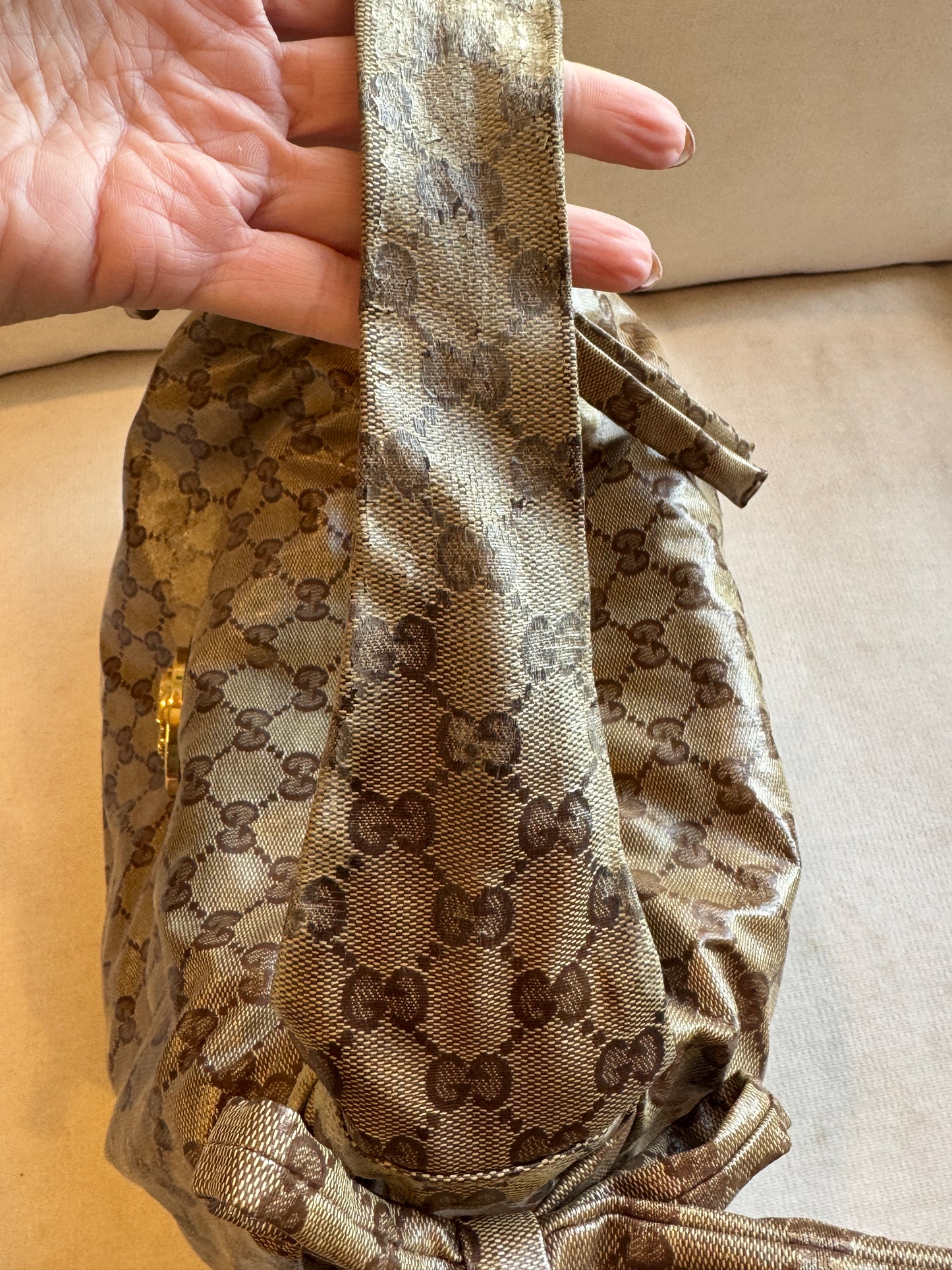 GUCCI GG Crystal Hsyteria Small Shoulder Bag