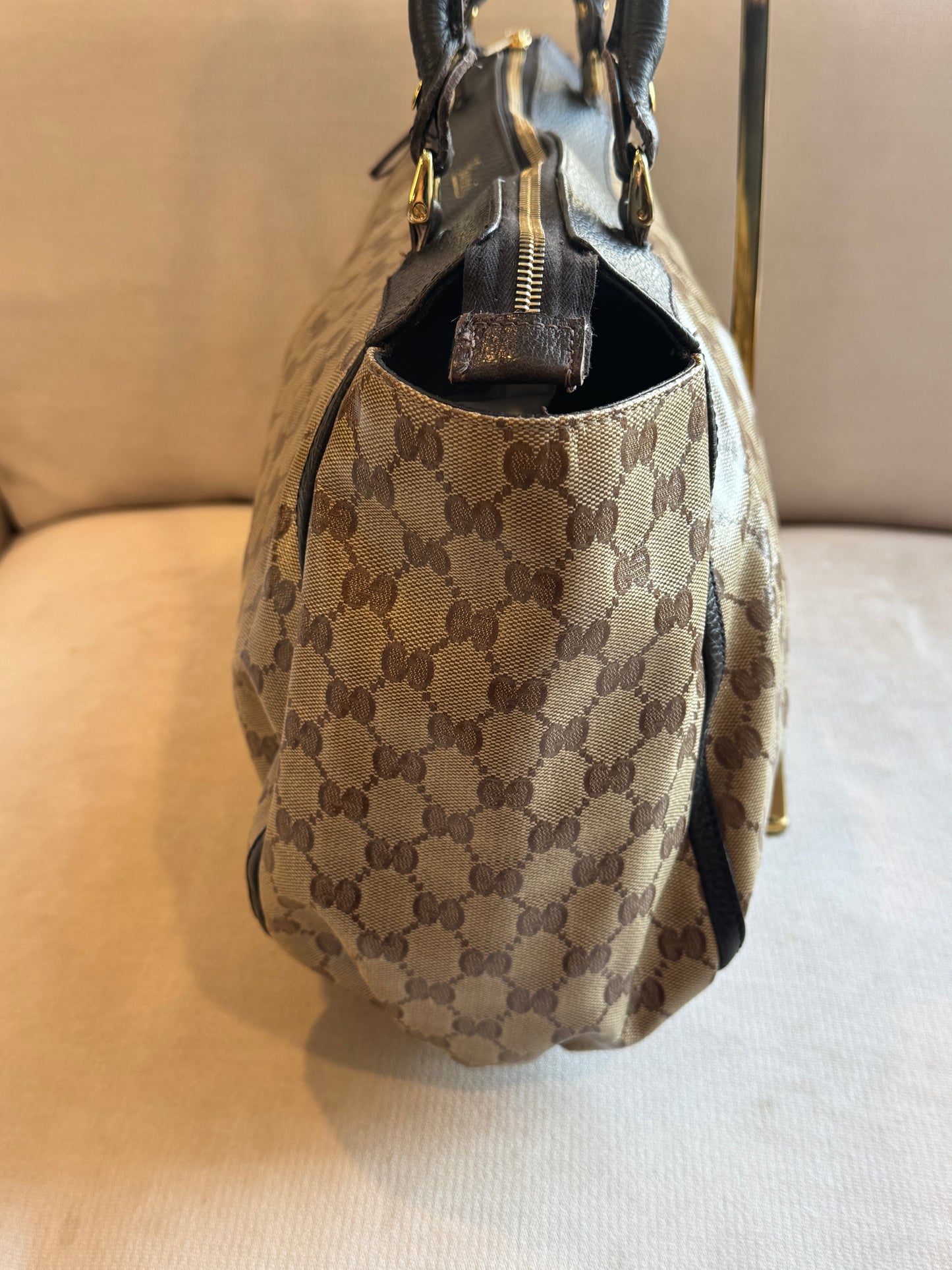 GUCCI GG Crystal Monogram Large Tote