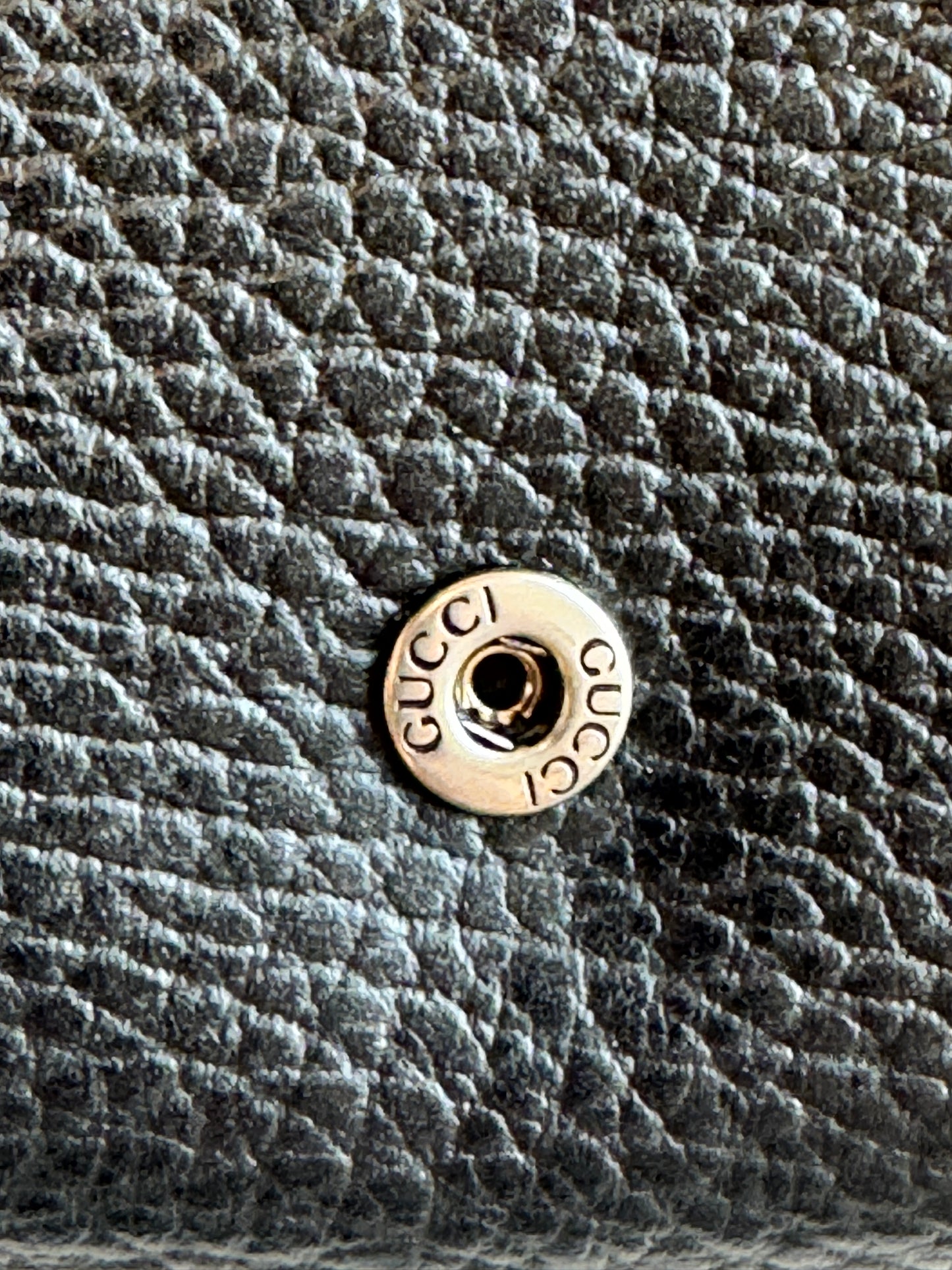 GUCCI Mini Dionysus Chain Wallet Black