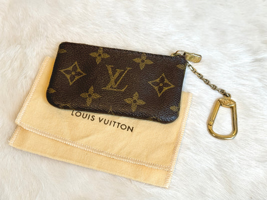 Louis Vuitton Monogram Pochette Cles Coin Purse