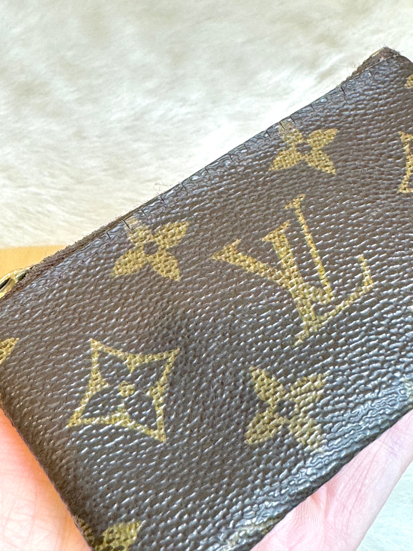 Louis Vuitton Monogram Pochette Cles Coin Purse