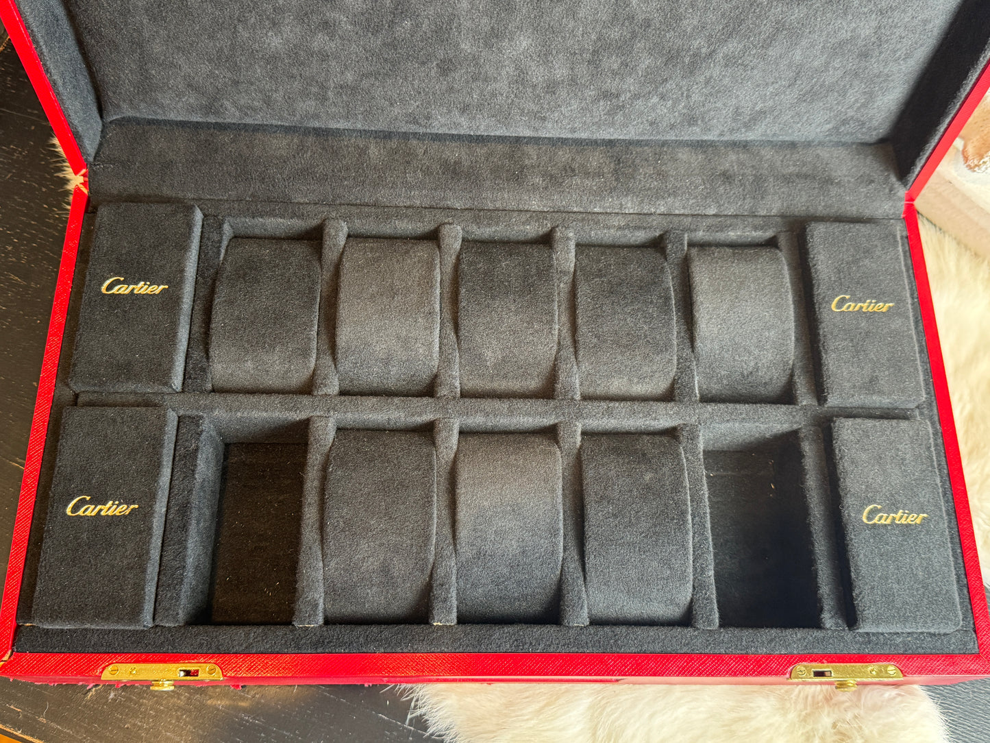 Cartier RARE!! 14 Watch/Jewelry Box