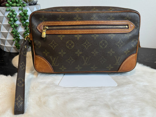 Louis Vuitton Monogram Marly Dragonne GM Wristlet