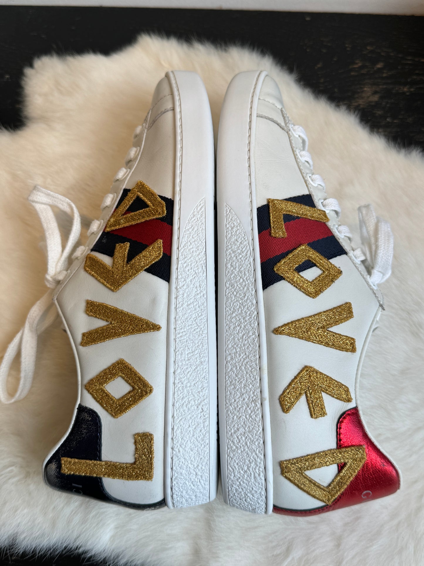 GUCCI Ace LOVED Sneakers 37.5EU