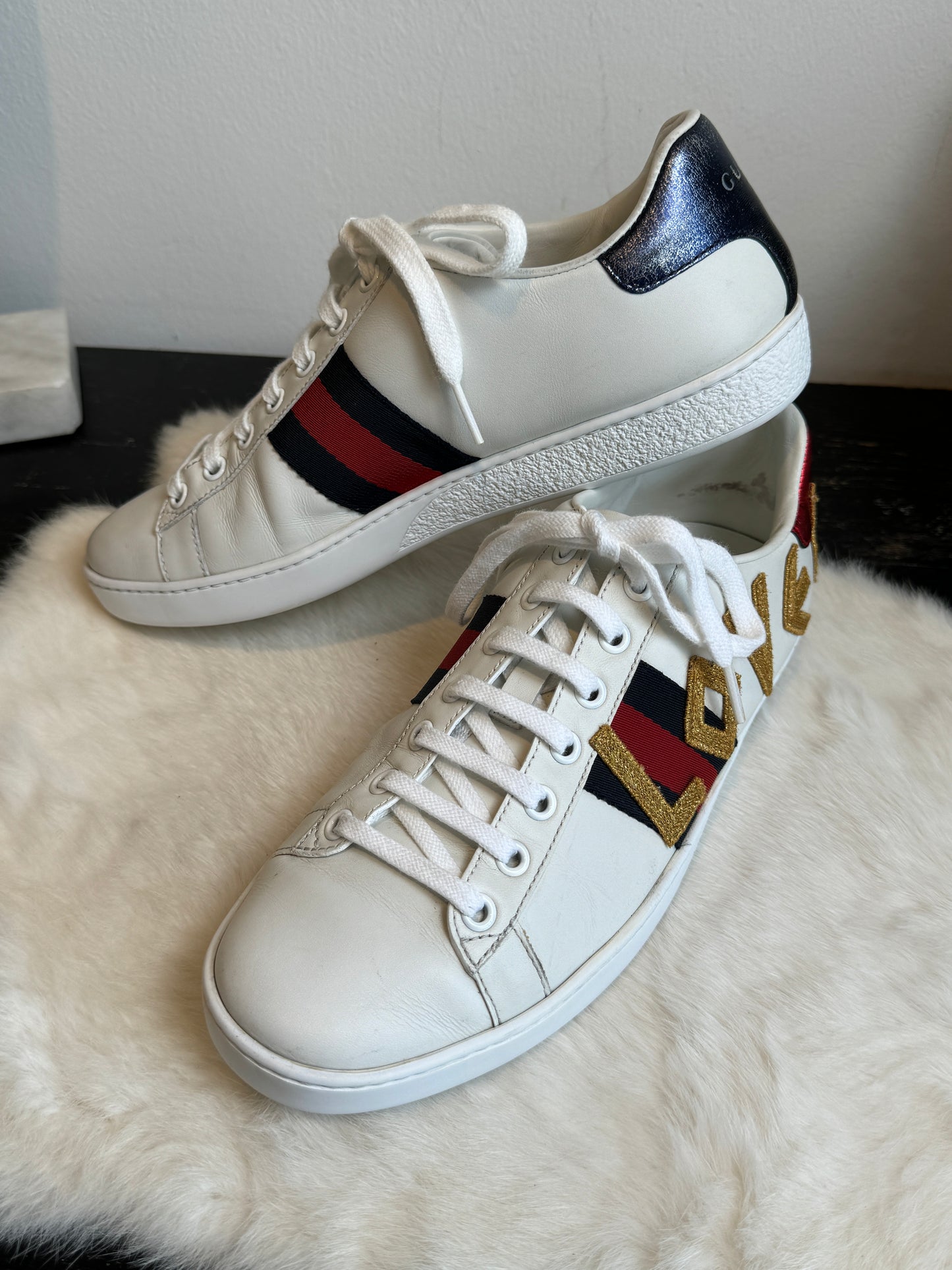 GUCCI Ace LOVED Sneakers 37.5EU