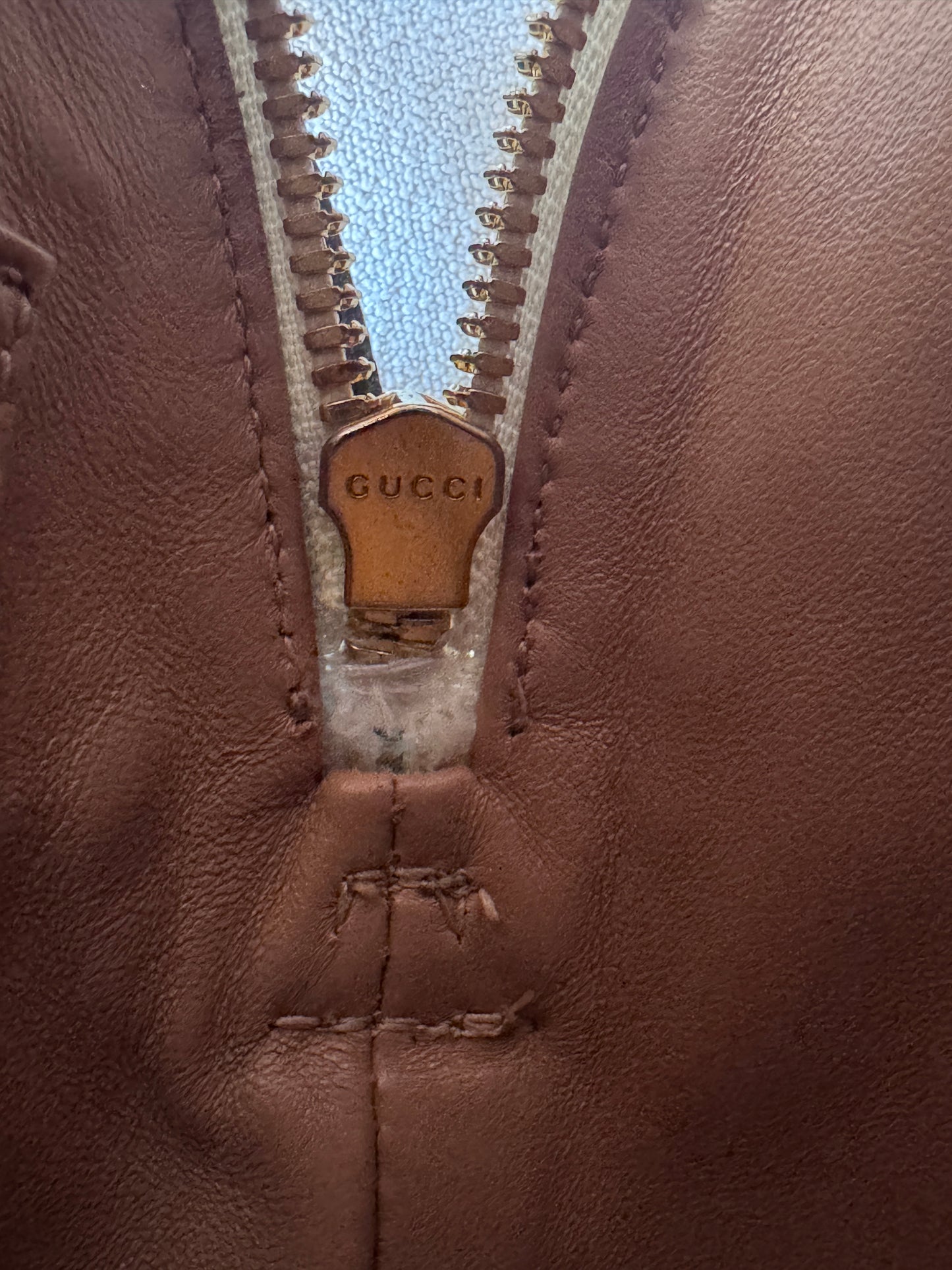 GUCCI $3,000 Python Snake Small Dome Crossbody Bag