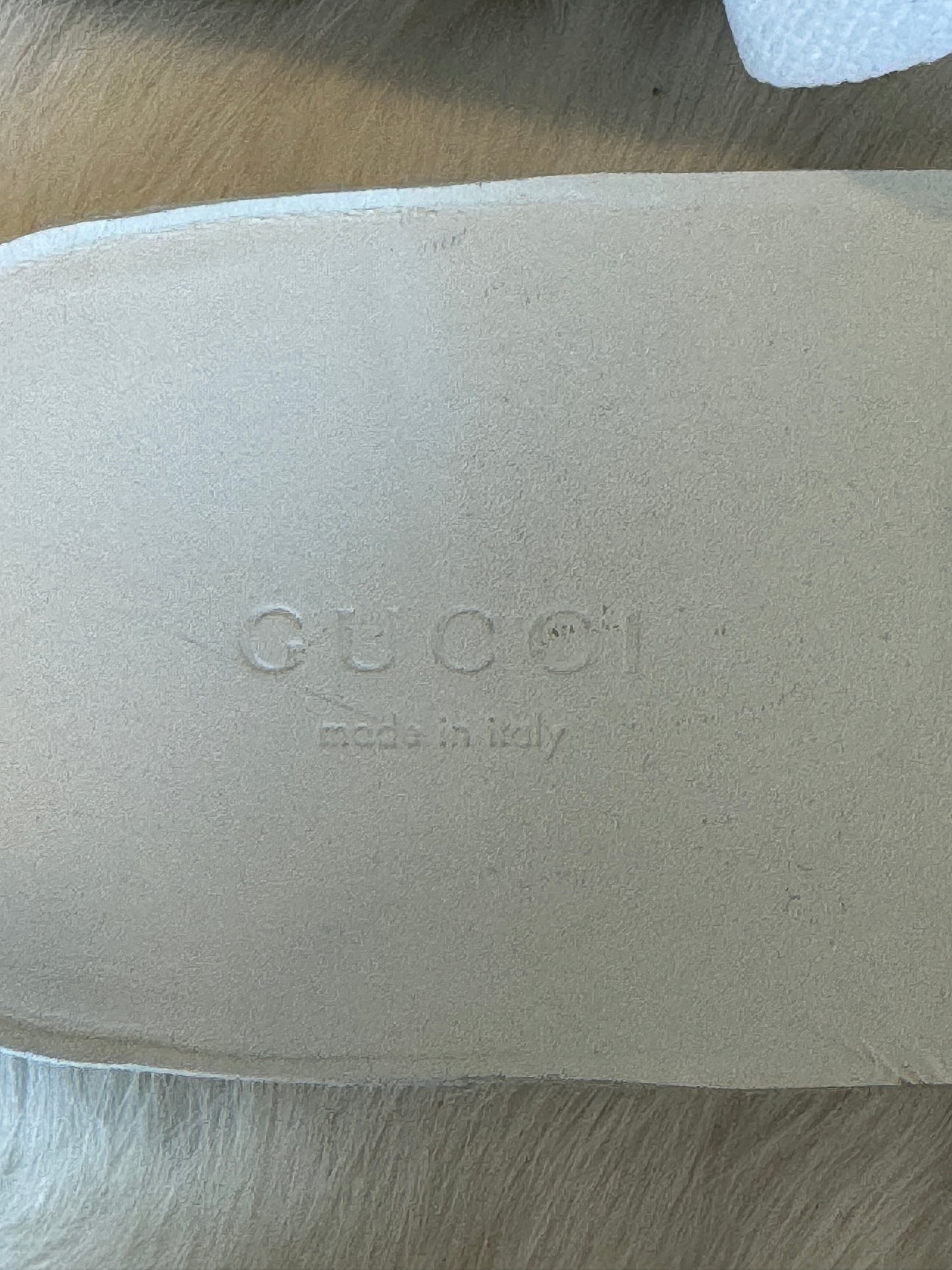 Gucci Ace Metallic Soft Heel Sneakers Size 36.5EU