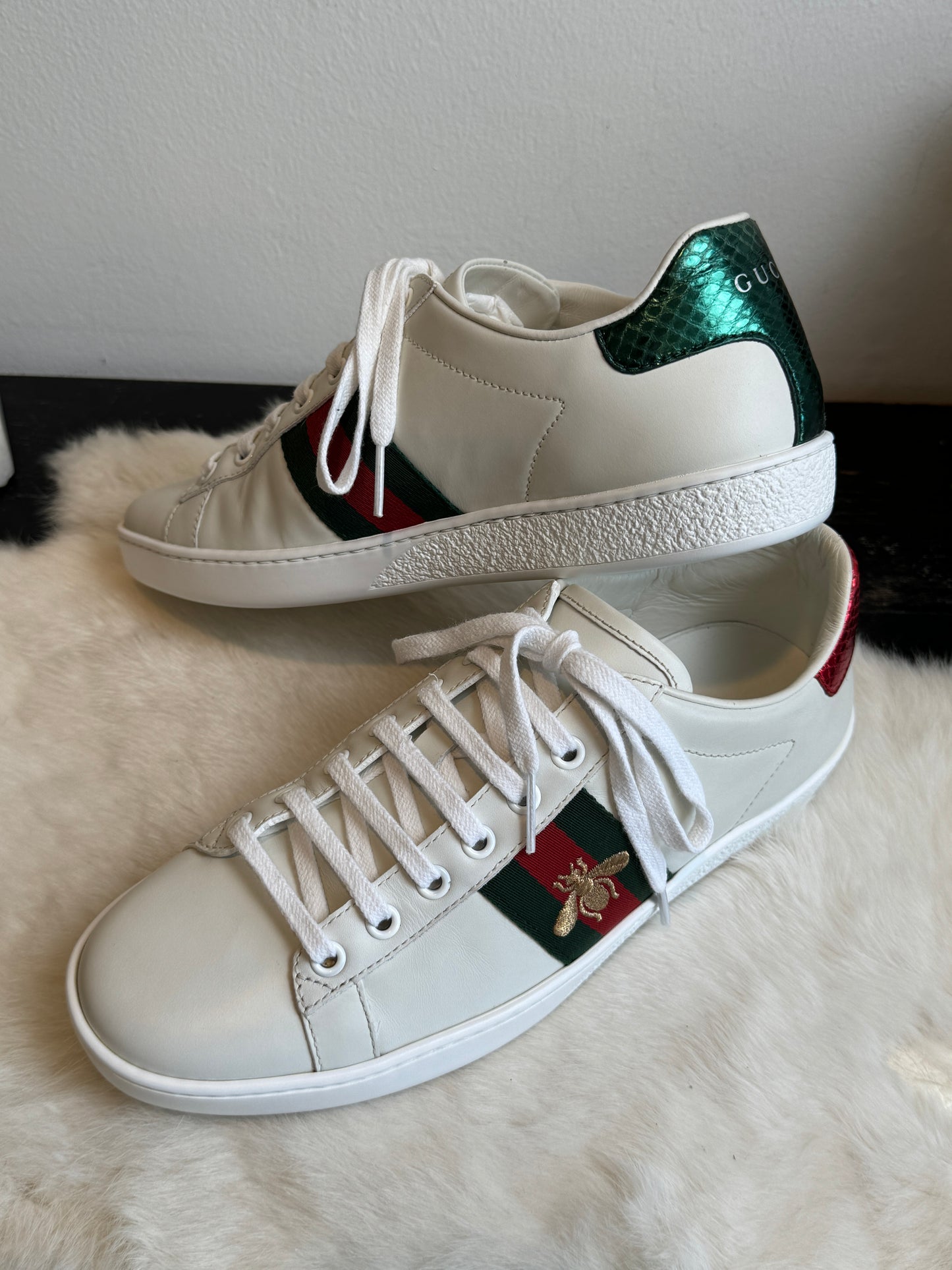 Gucci Ace Bees Sneakers Size 37.5EU