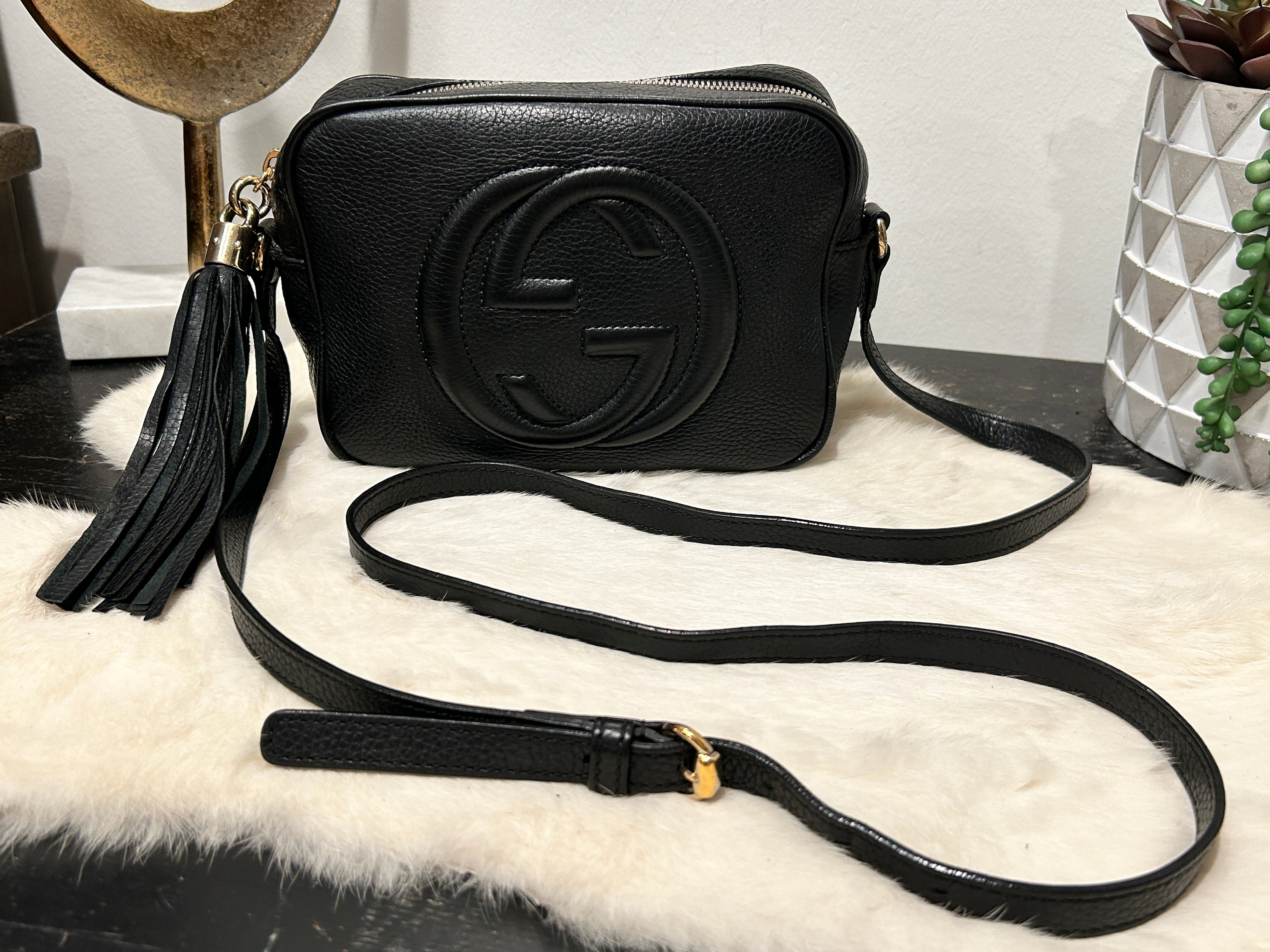 Gucci disco black bag on sale