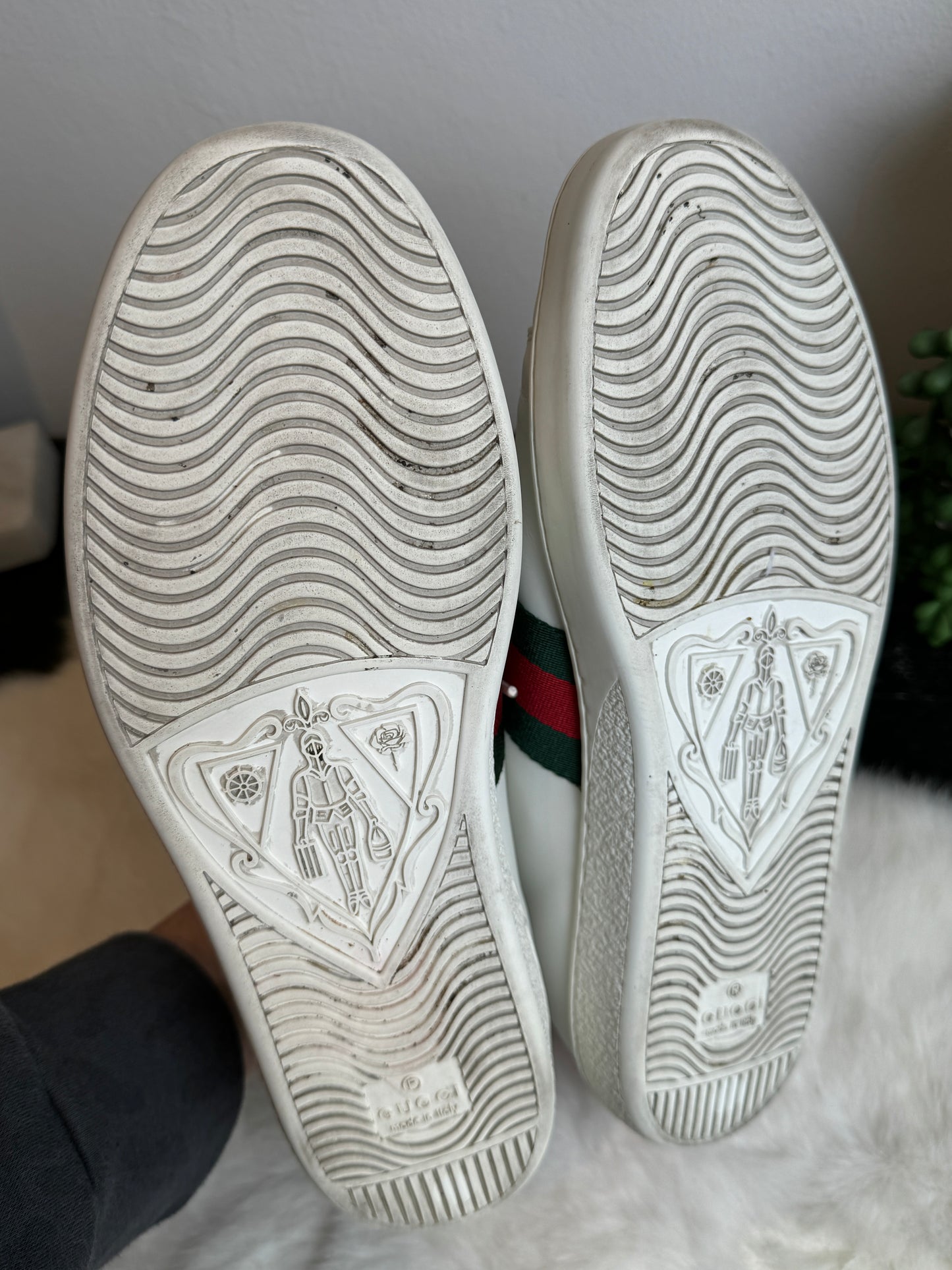 Gucci Ace Rhinestone Arrows Sneakers Size 37.5EU