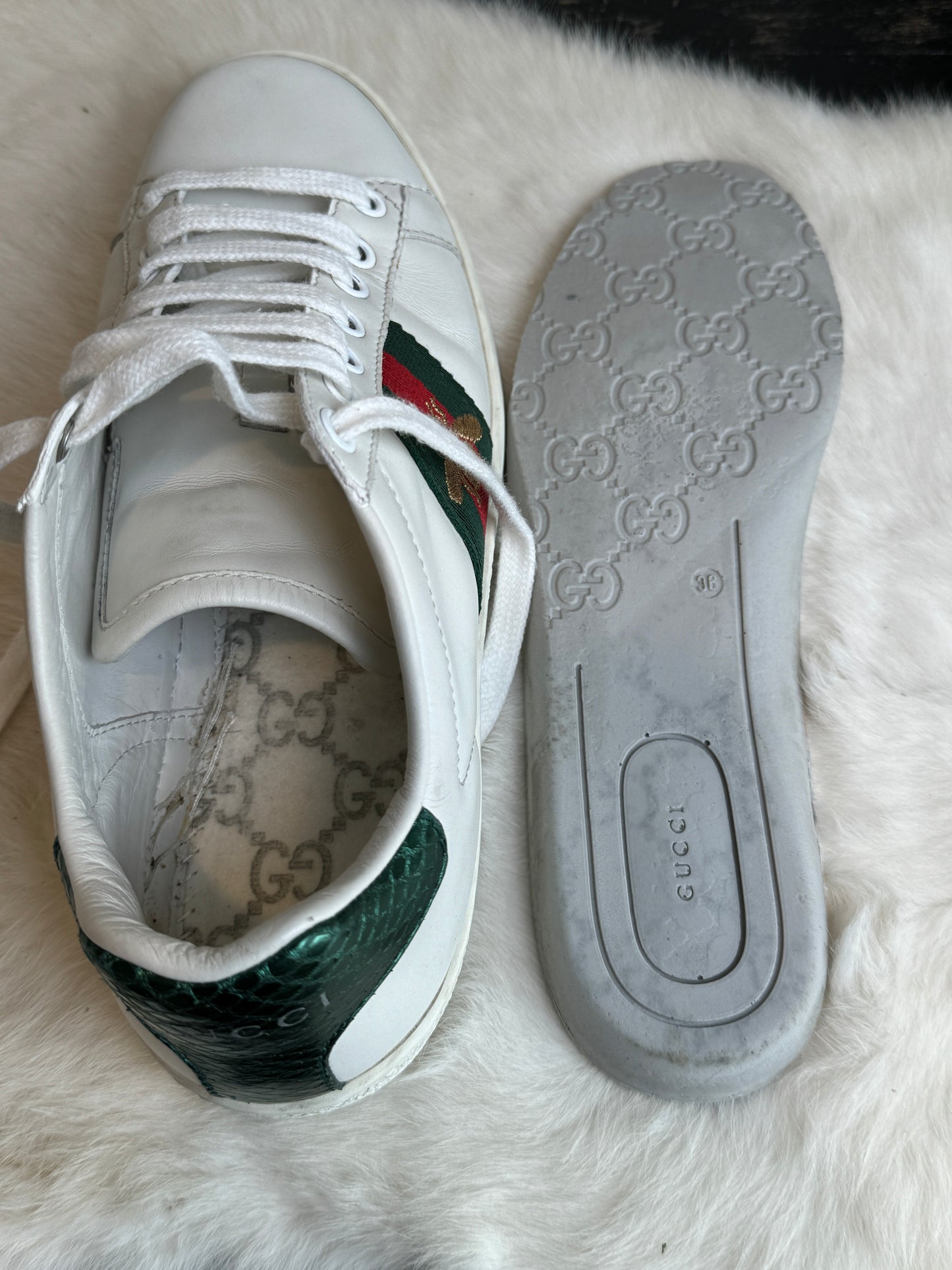 GUCCI Ace Bee's Sneakers 35.5EU