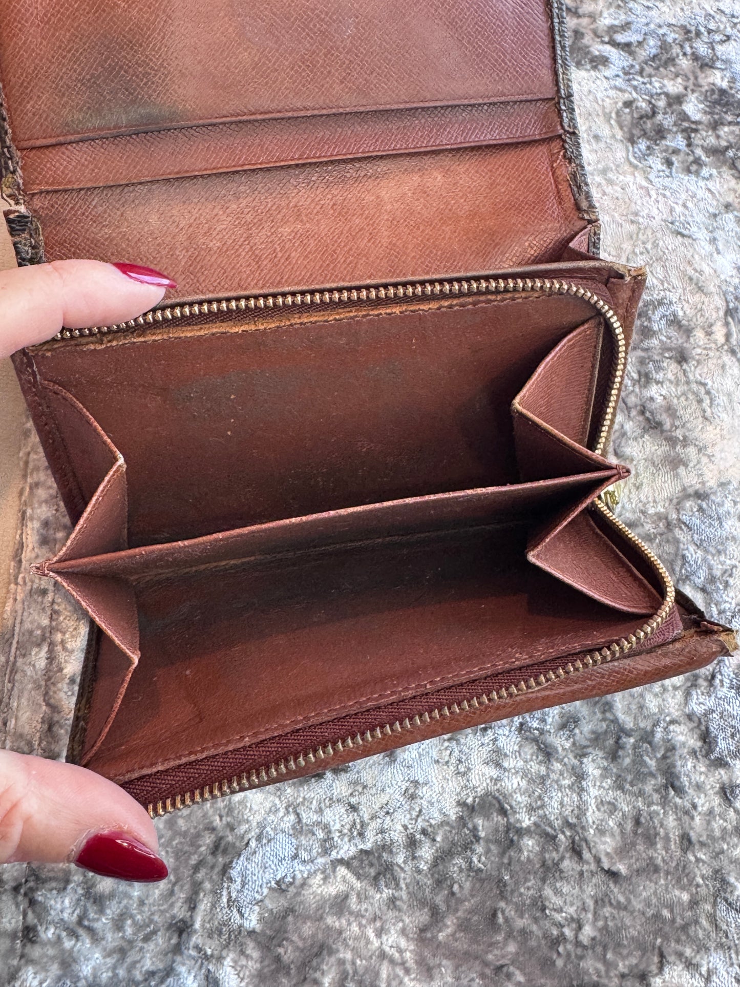 Louis Vuitton Monogram Porte-Monnaie Billets Trésor Compact Wallet
