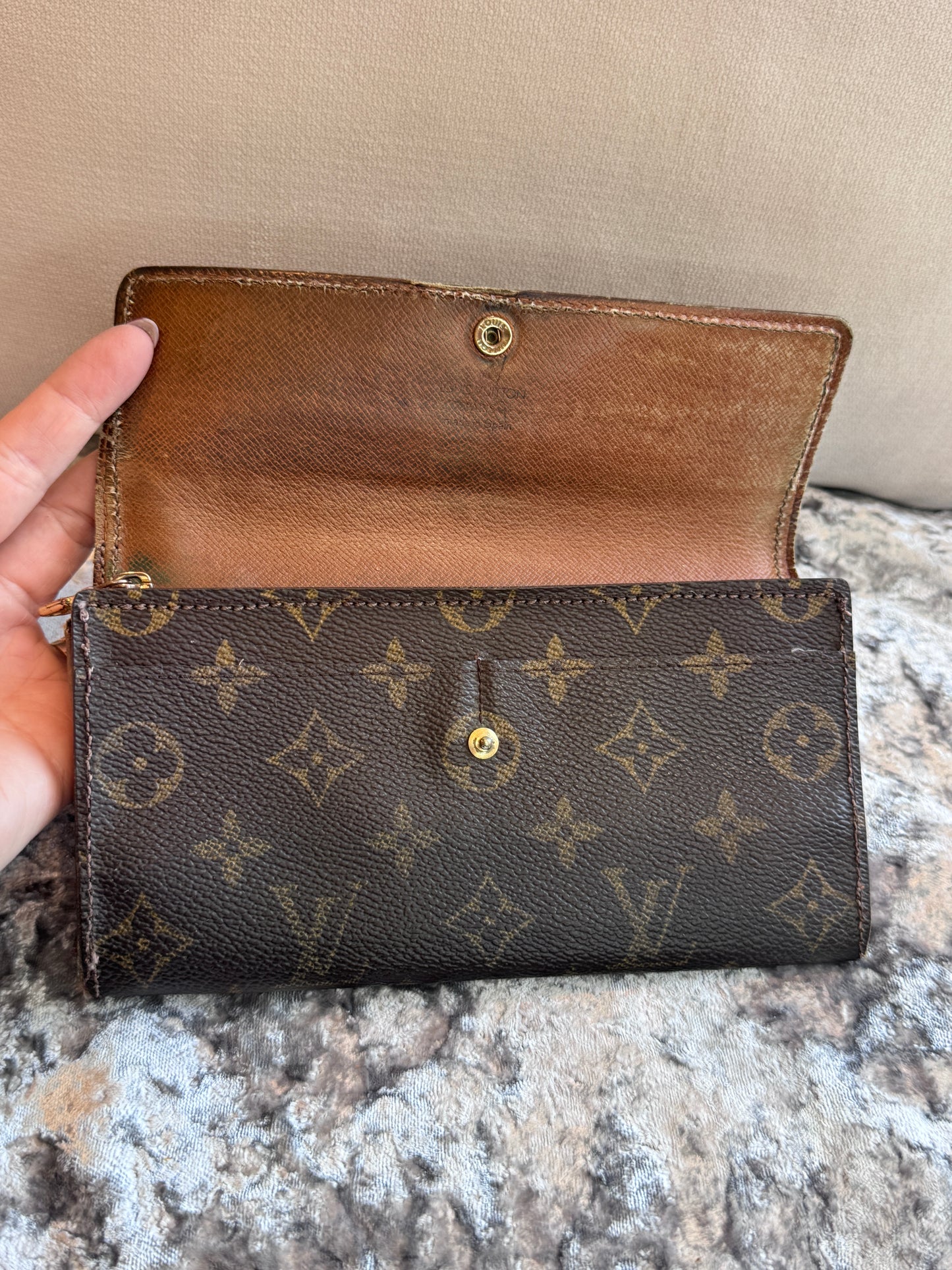 Louis Vuitton Pre-owned Monogram Vintage Sarah Long Wallet