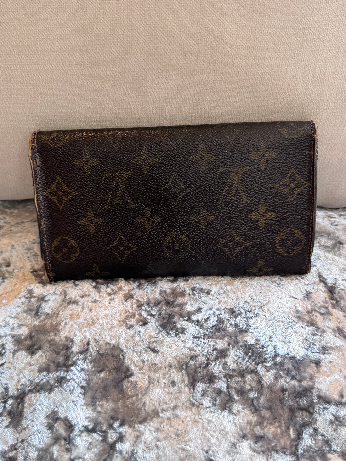 Louis Vuitton Monogram Porte Tresor International Trifold Long Wallet