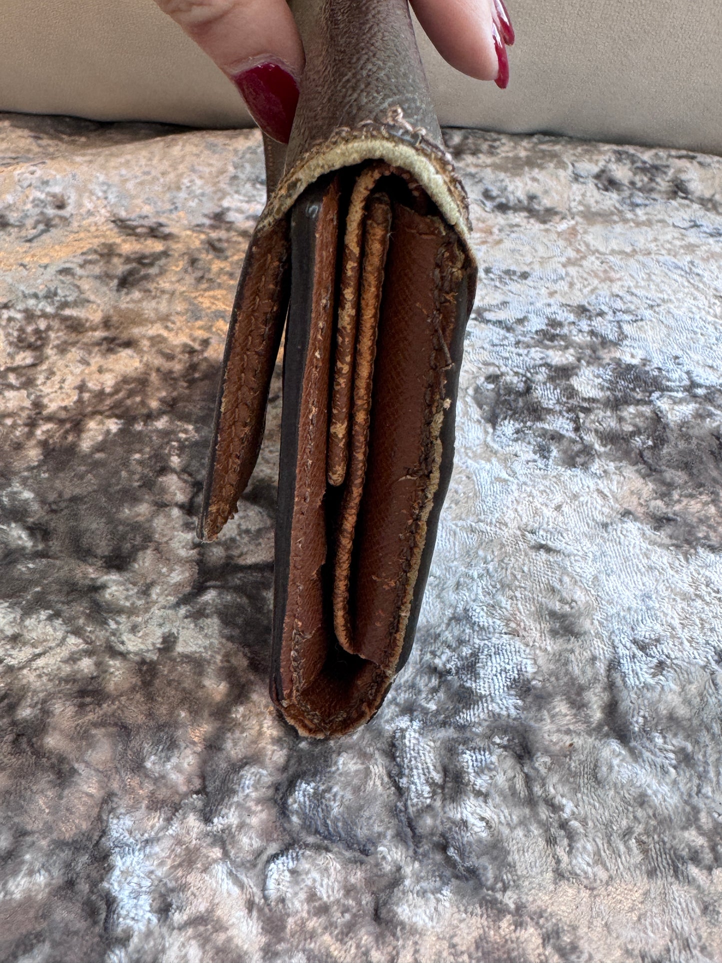 Louis Vuitton Monogram Porte Tresor International Trifold Long Wallet