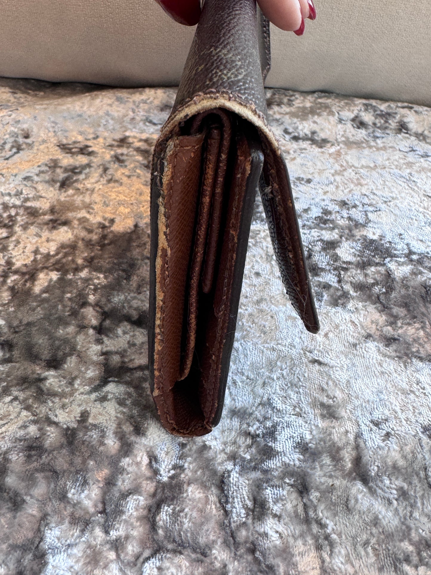 Louis Vuitton Monogram Porte Tresor International Trifold Long Wallet