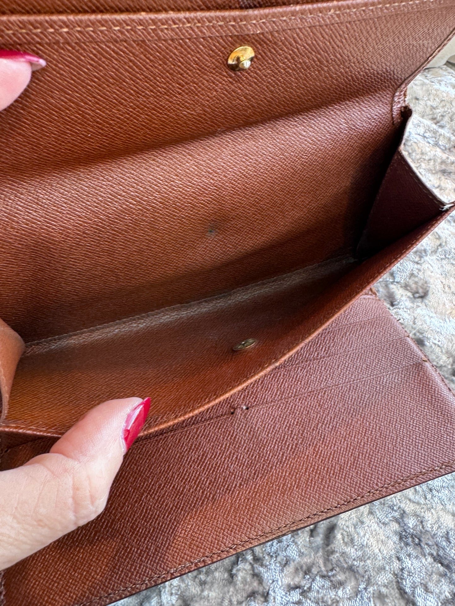 Louis Vuitton Monogram Porte Tresor International Trifold Long Wallet