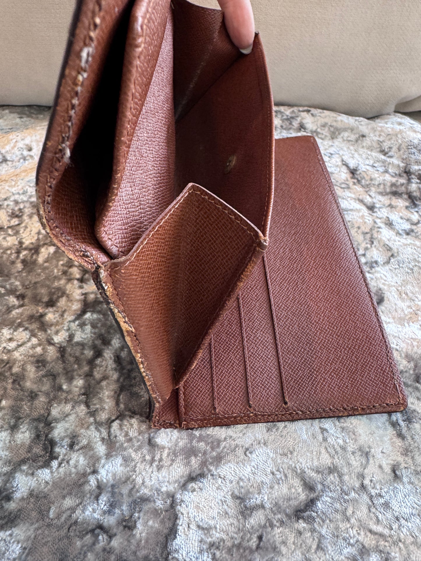 Louis Vuitton Monogram Porte Tresor International Trifold Long Wallet