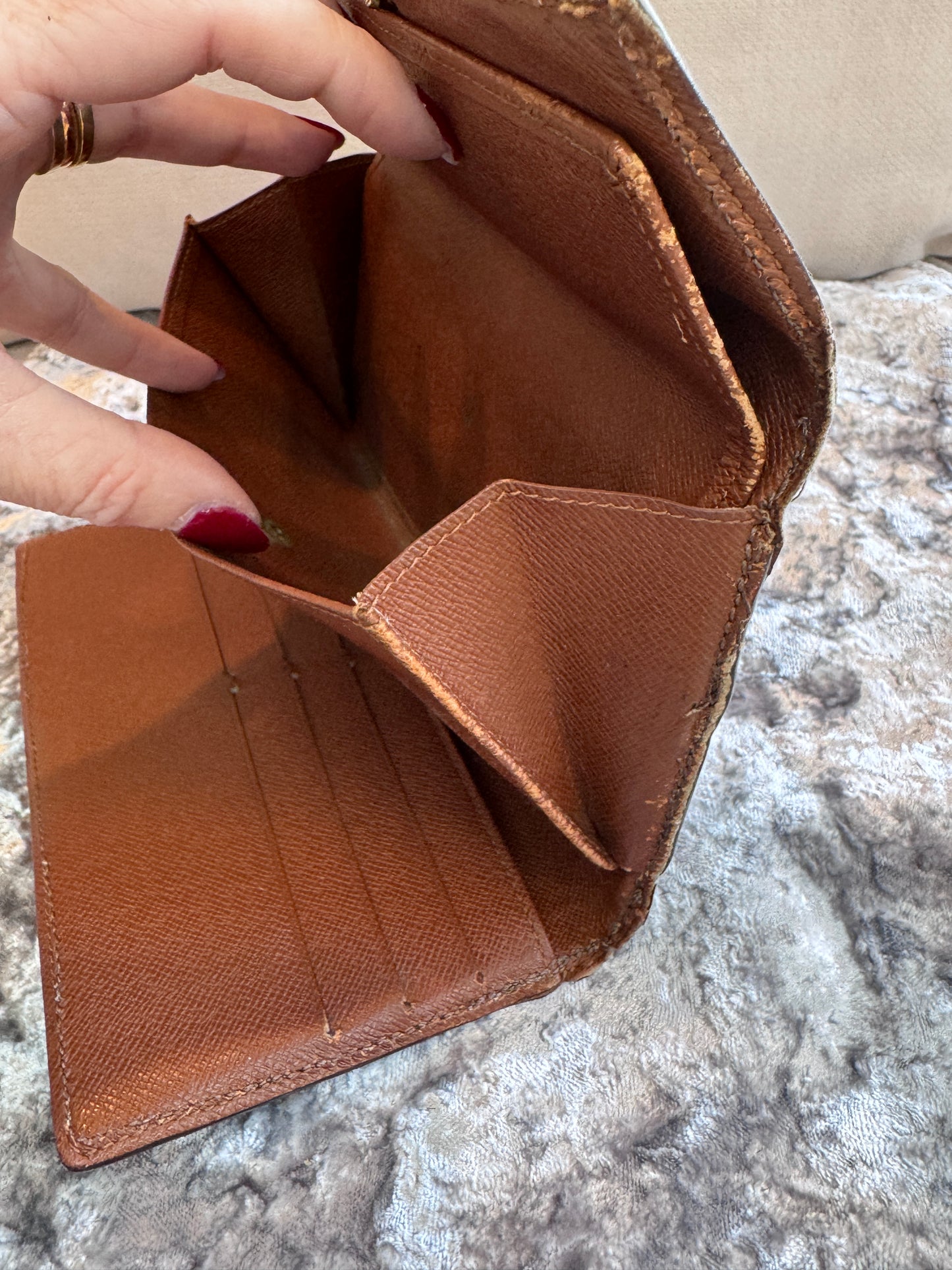 Louis Vuitton Monogram Porte Tresor International Trifold Long Wallet