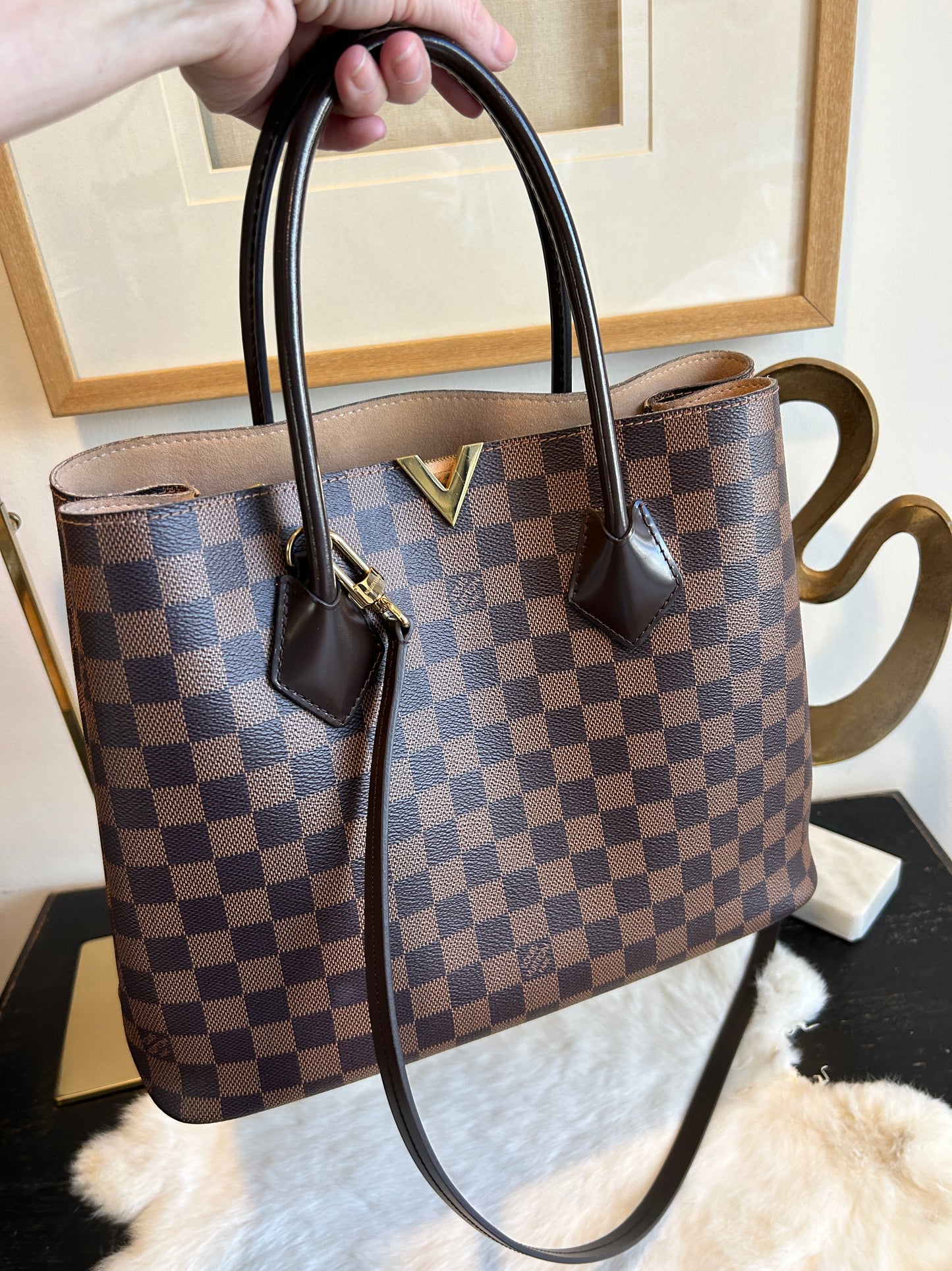 Louis Vuitton Kensington Damier Ebene 2Way Tote