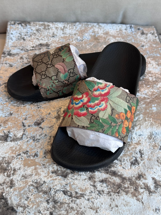 GUCCI Supreme GG Tian Men's Slides 7EU (Women's 40EU)