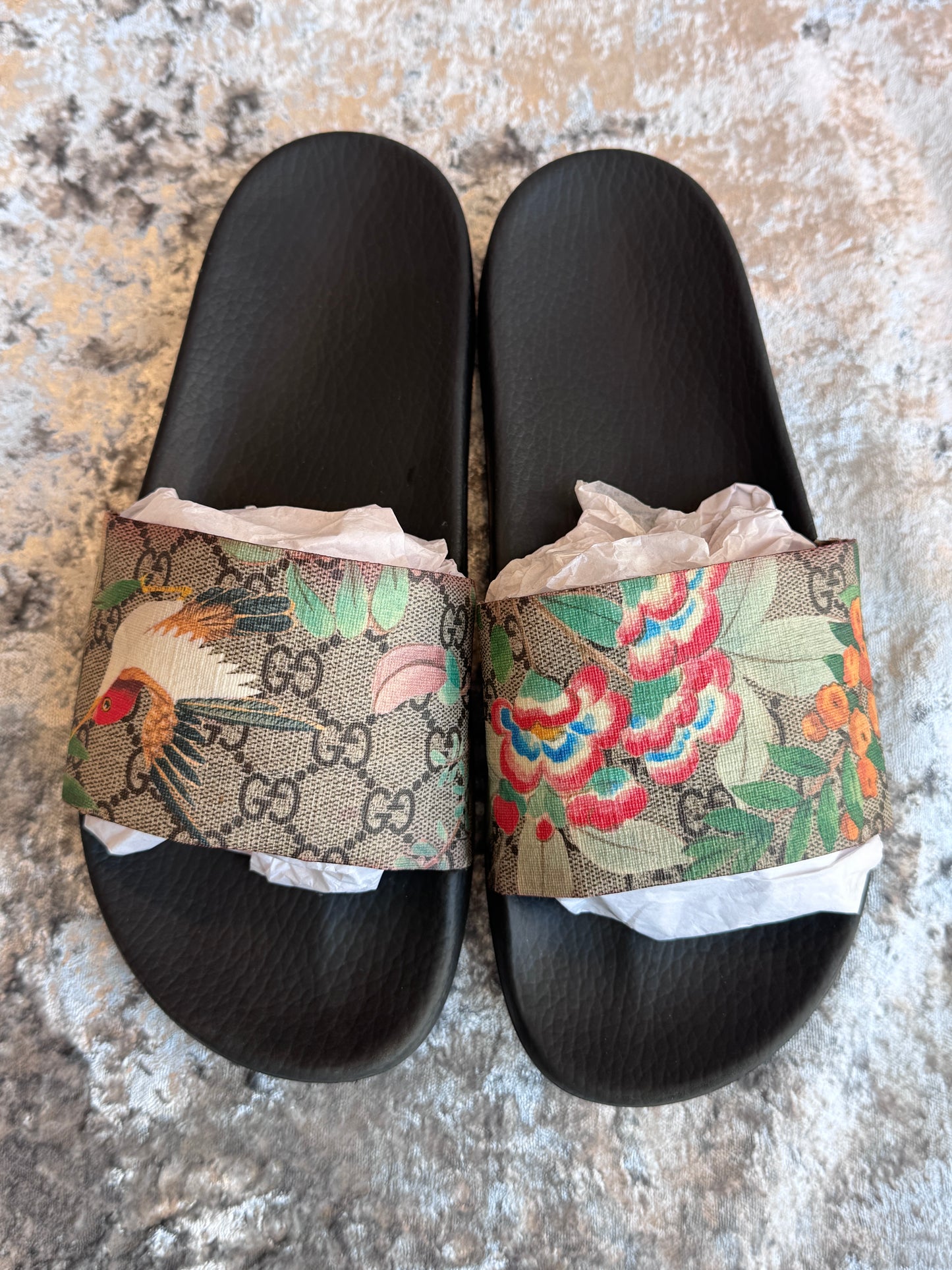 GUCCI Supreme GG Tian Men's Slides 7EU (Women's 40EU)